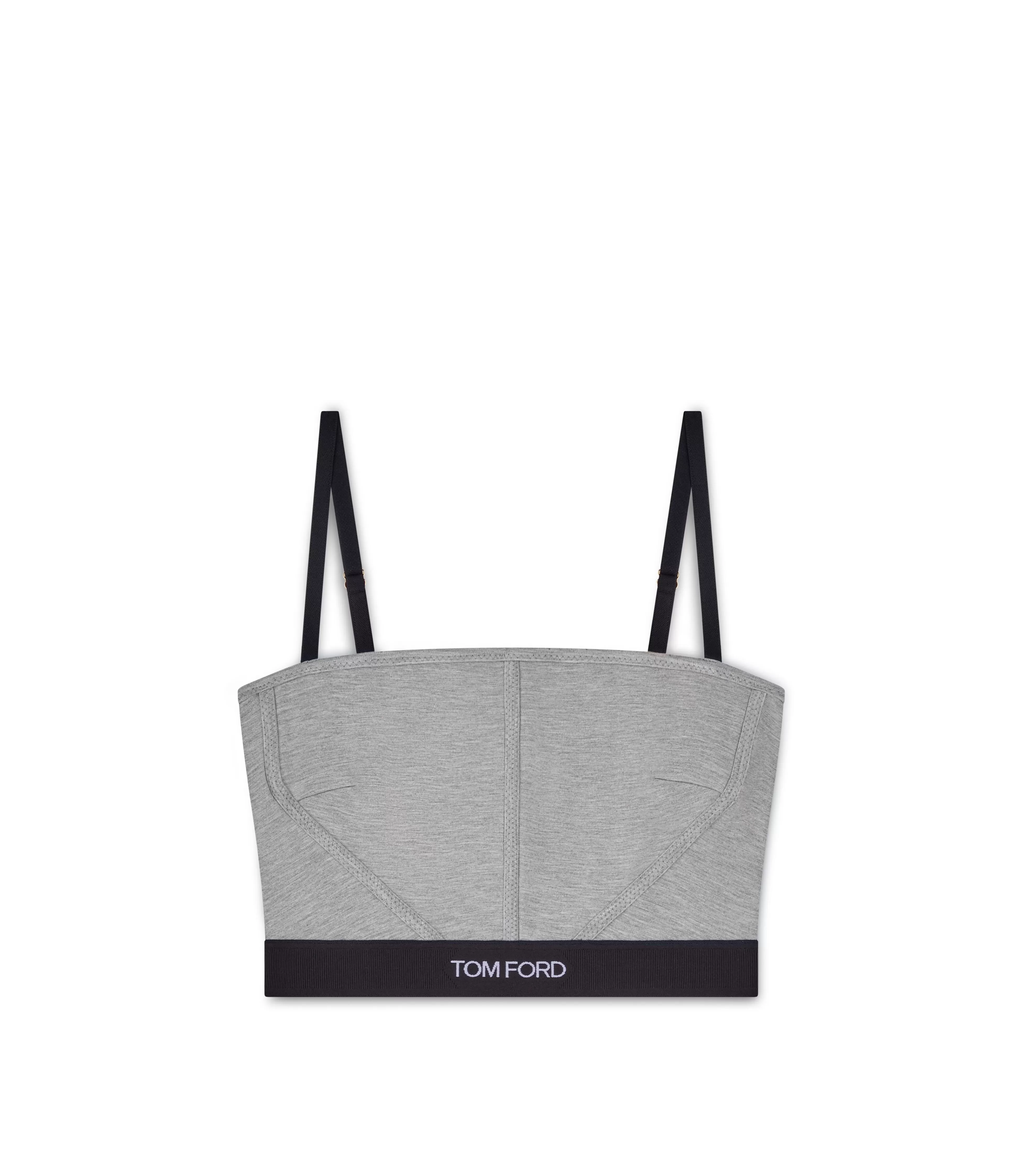 TOM FORD MODAL SIGNATURE TOP GREY MELANGE^WOMEN Bras