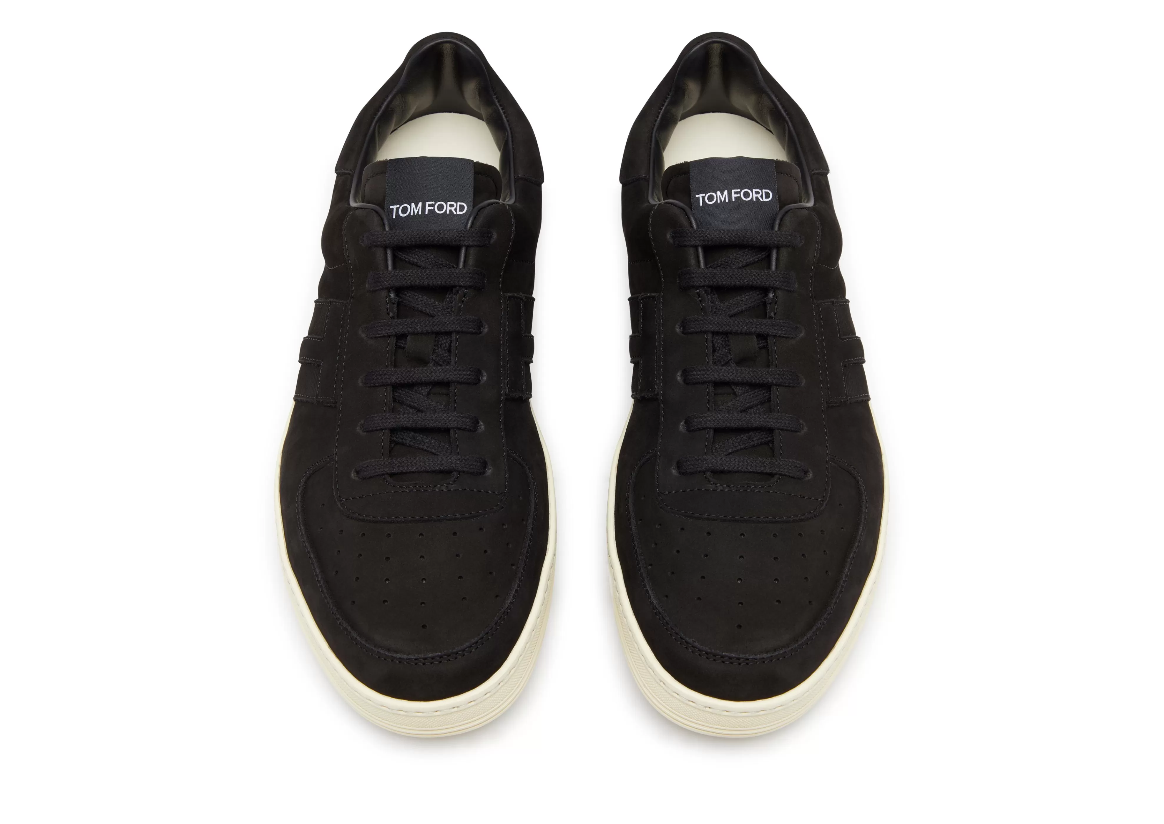 TOM FORD NUBUCK RADCLIFFE SNEAKER BLACK + CREAM^MEN Sneakers