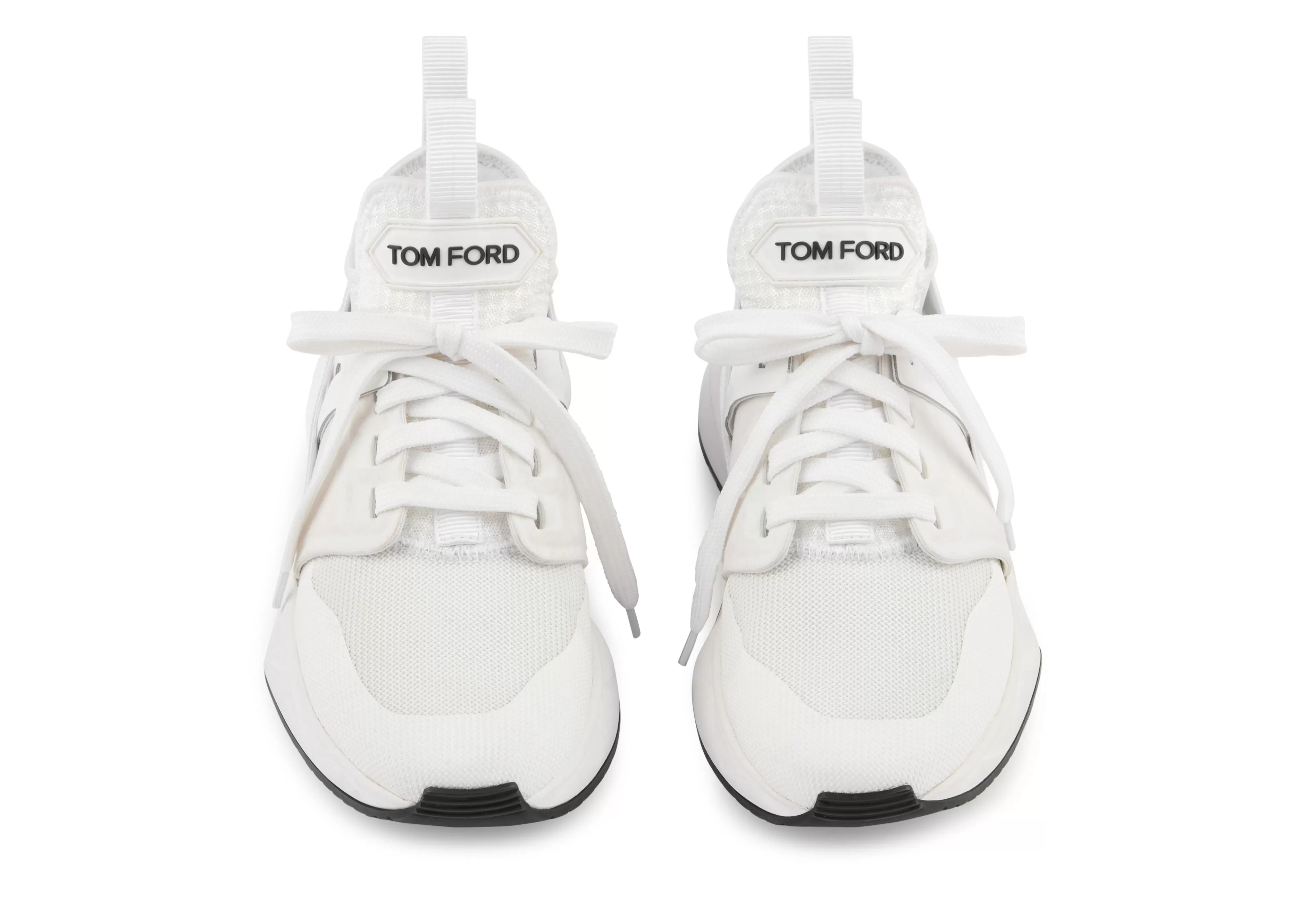 TOM FORD NYLON MESH JAGO LOW TOP WHITE^WOMEN Sneakers