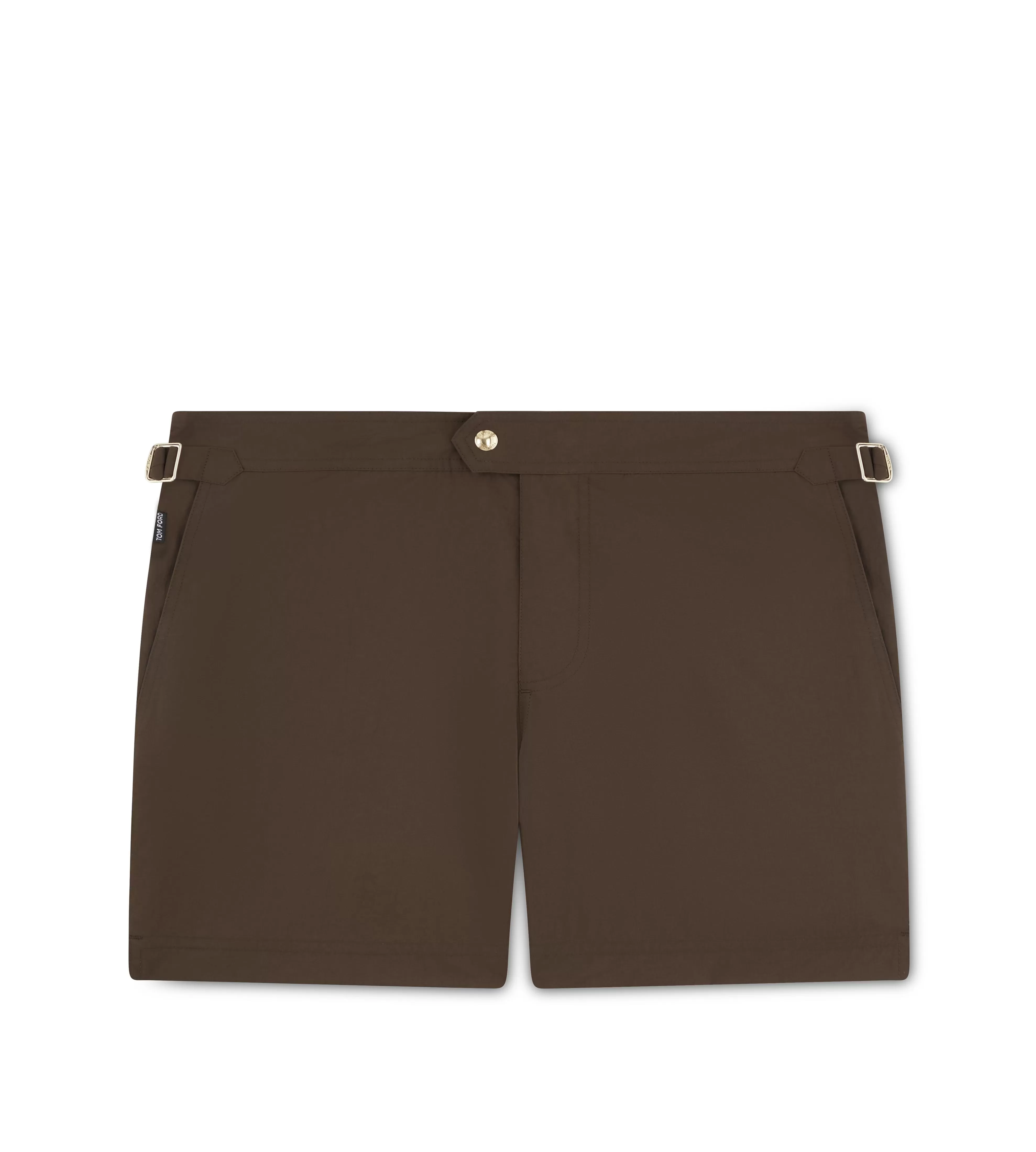 TOM FORD NYLON SWIM SHORTS DARK BROWN^MEN Pants & Shorts