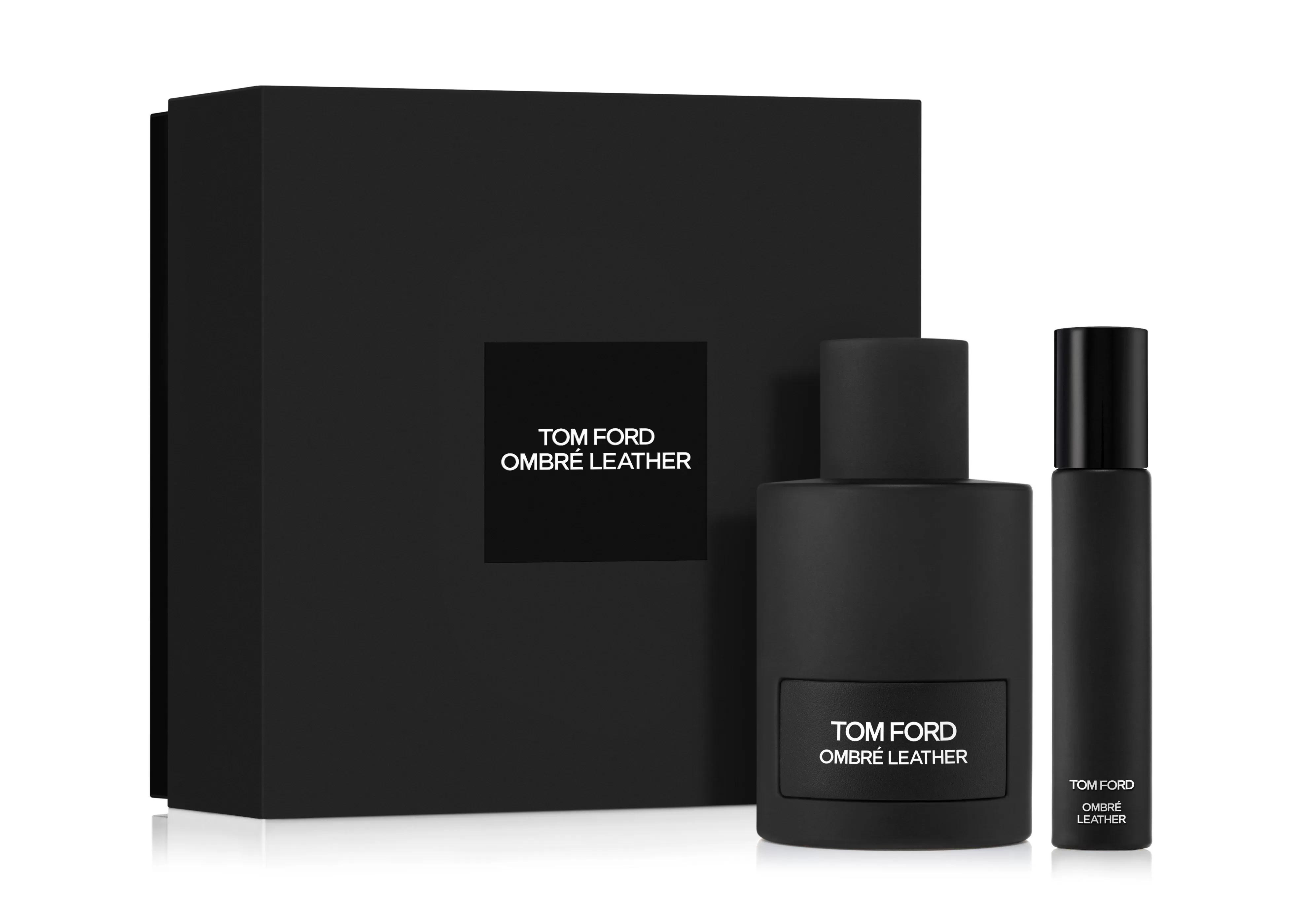 TOM FORD OMBRÉ LEATHER EAU DE PARFUM  SET WITH TRAVEL SPRAY ^BEAUTY | BEAUTY Signature | Valentine's Day Gift Sets