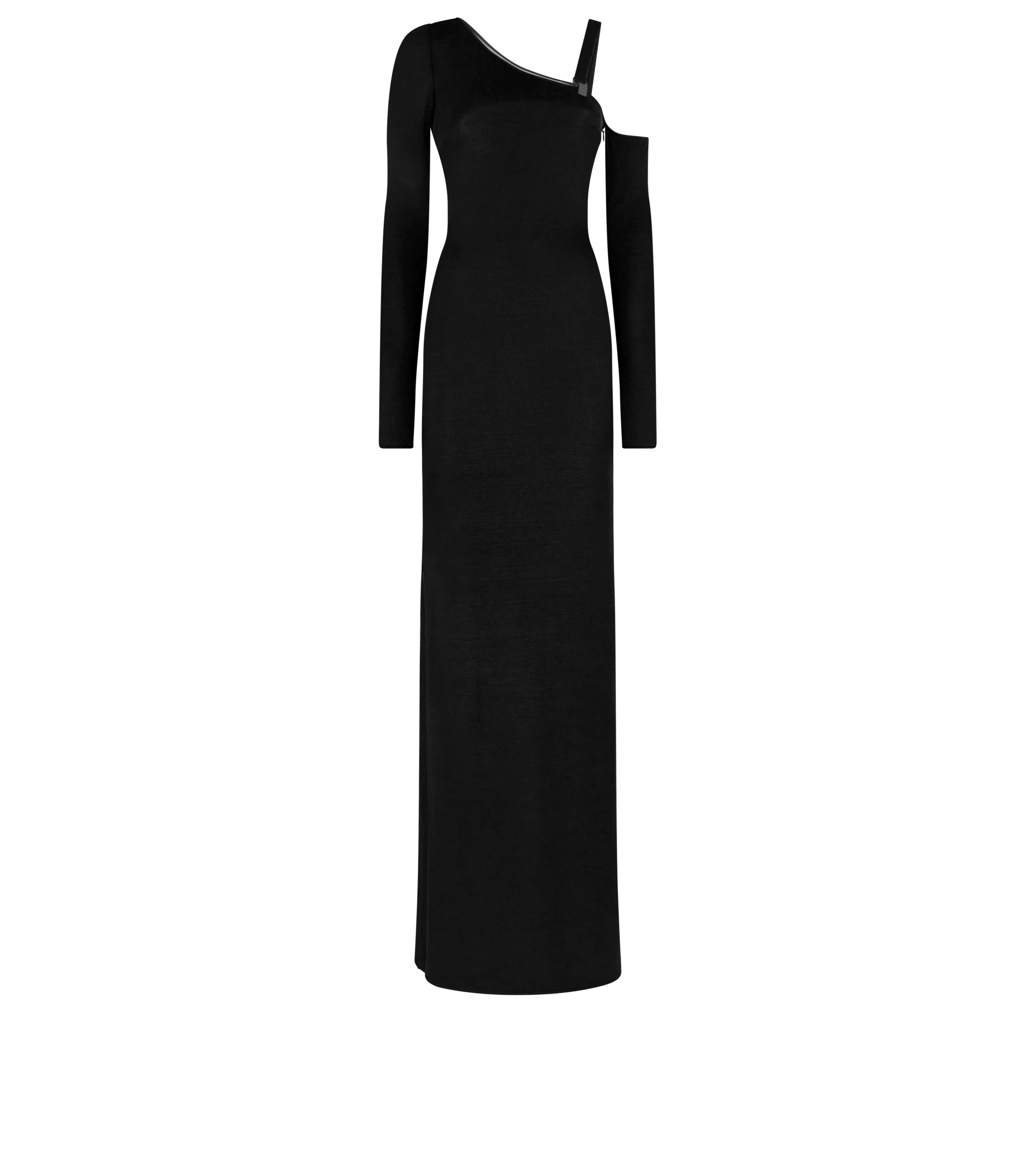 TOM FORD ONE SHOULDER ASYMMETRIC EVENING DRESS BLACK^WOMEN | WOMEN Evening | Dresses