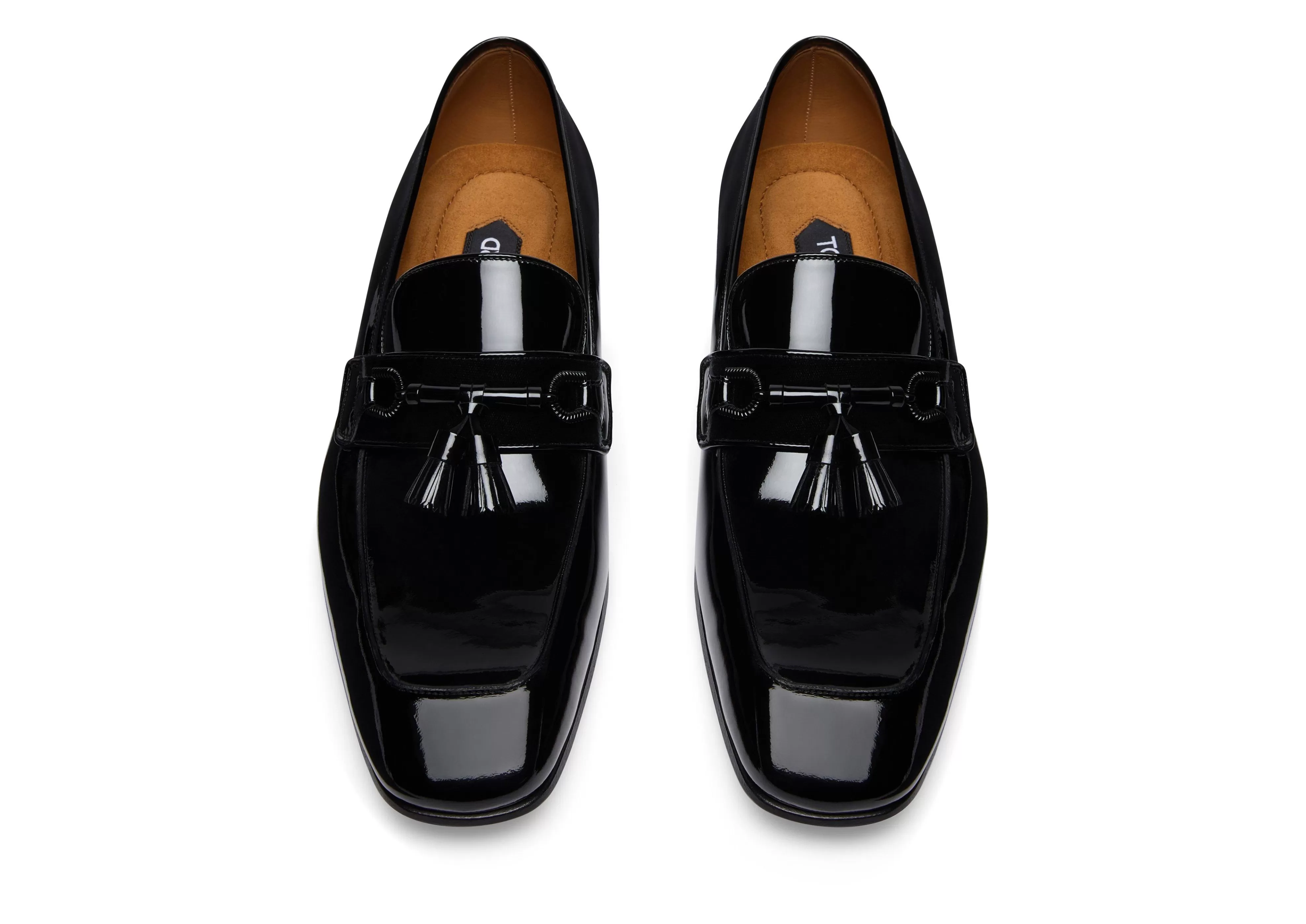 TOM FORD PATENT BAILEY TASSEL LOAFER BLACK^MEN Loafers