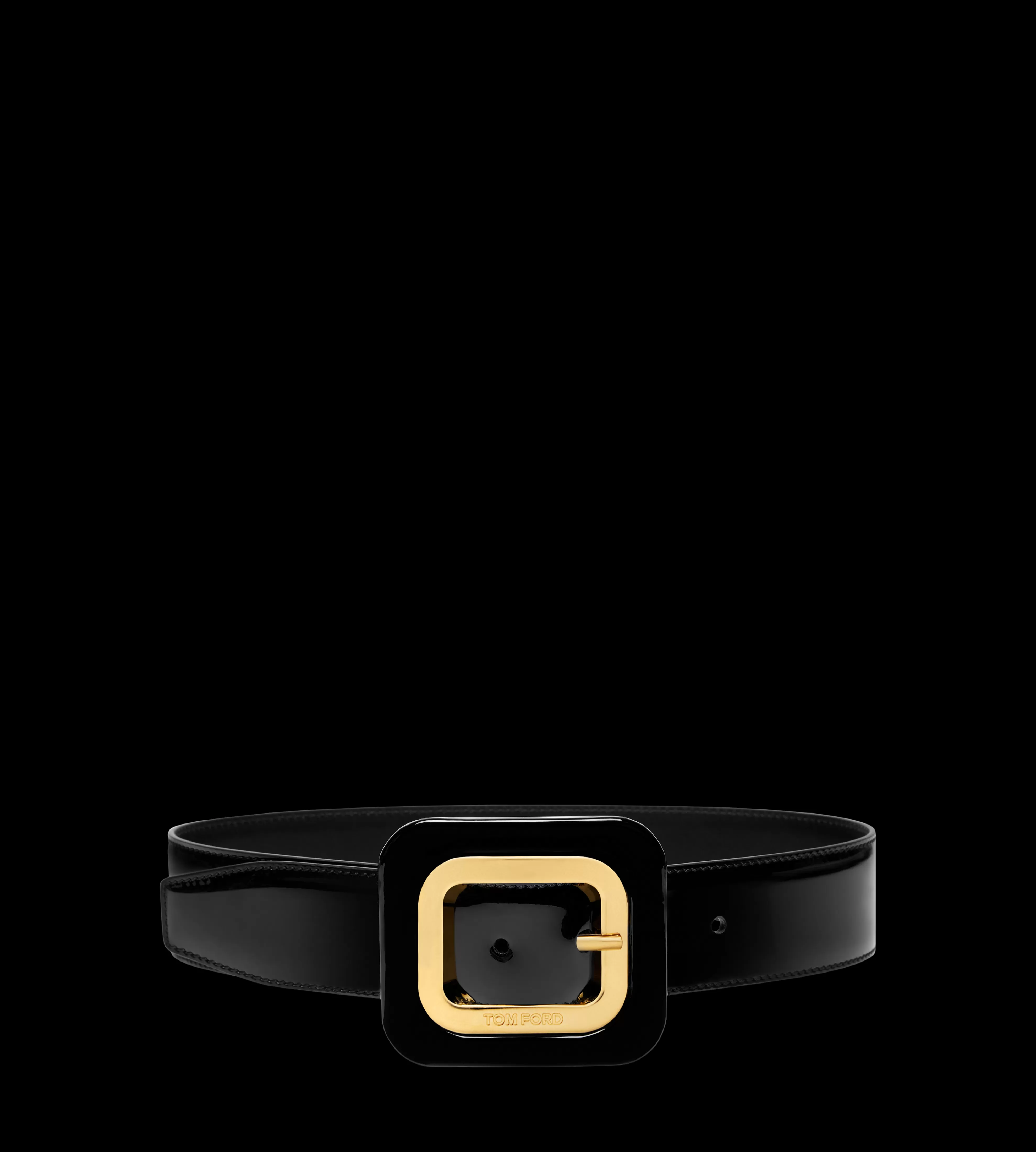 TOM FORD PATENT LEATHER 40 MM FRAME  BELT BLACK^WOMEN | WOMEN | WOMEN Belts | Accessories | SPRING 24