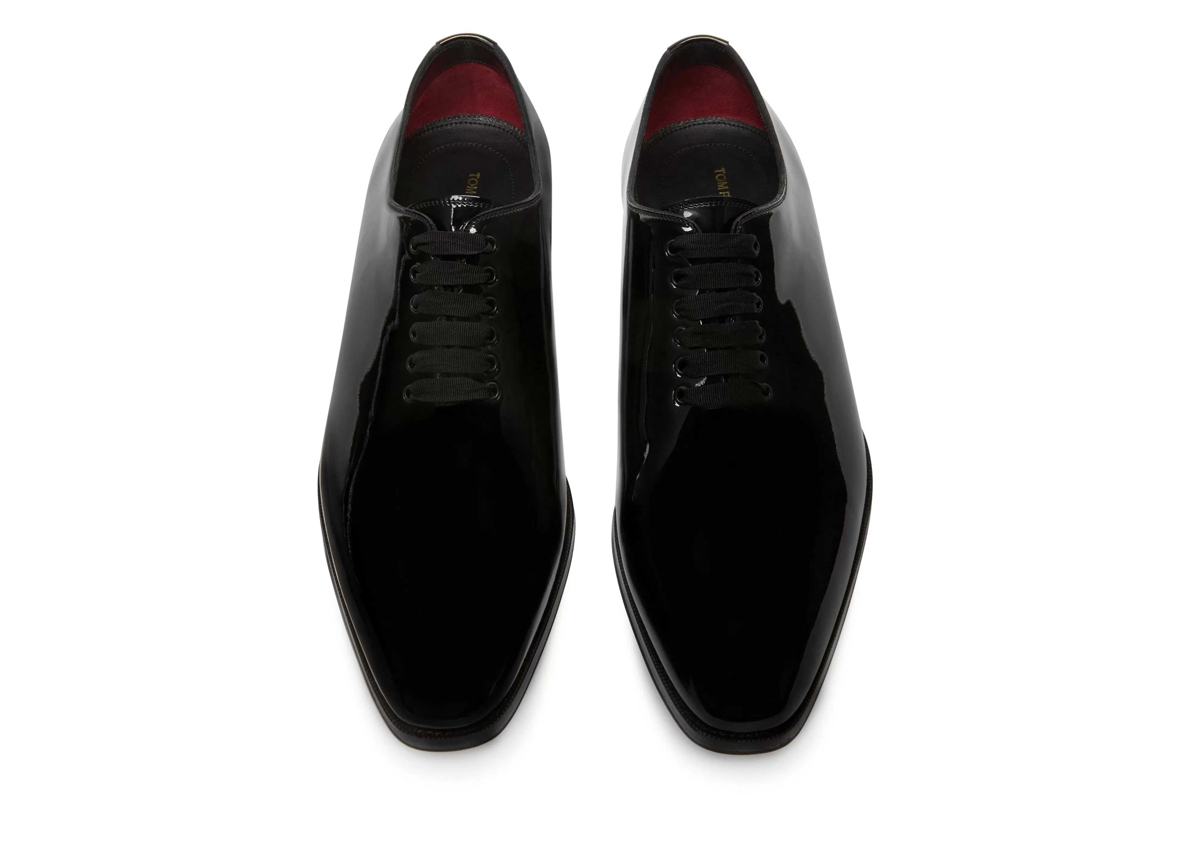 TOM FORD PATENT LEATHER ELKAN LACE UP BLACK^MEN | MEN Lace-ups | Evening