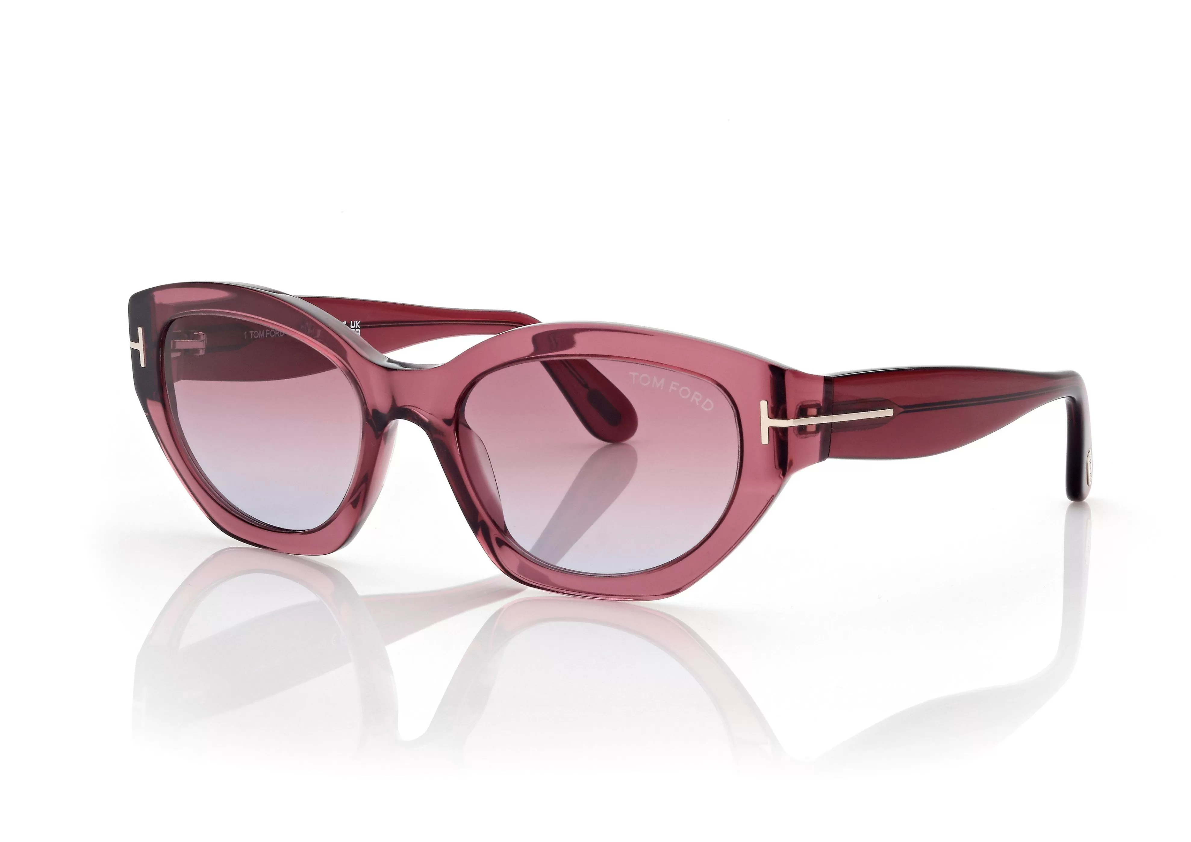 TOM FORD PENNY SUNGLASSES SHINY RED / VIOLET^EYEWEAR SUNGLASSES