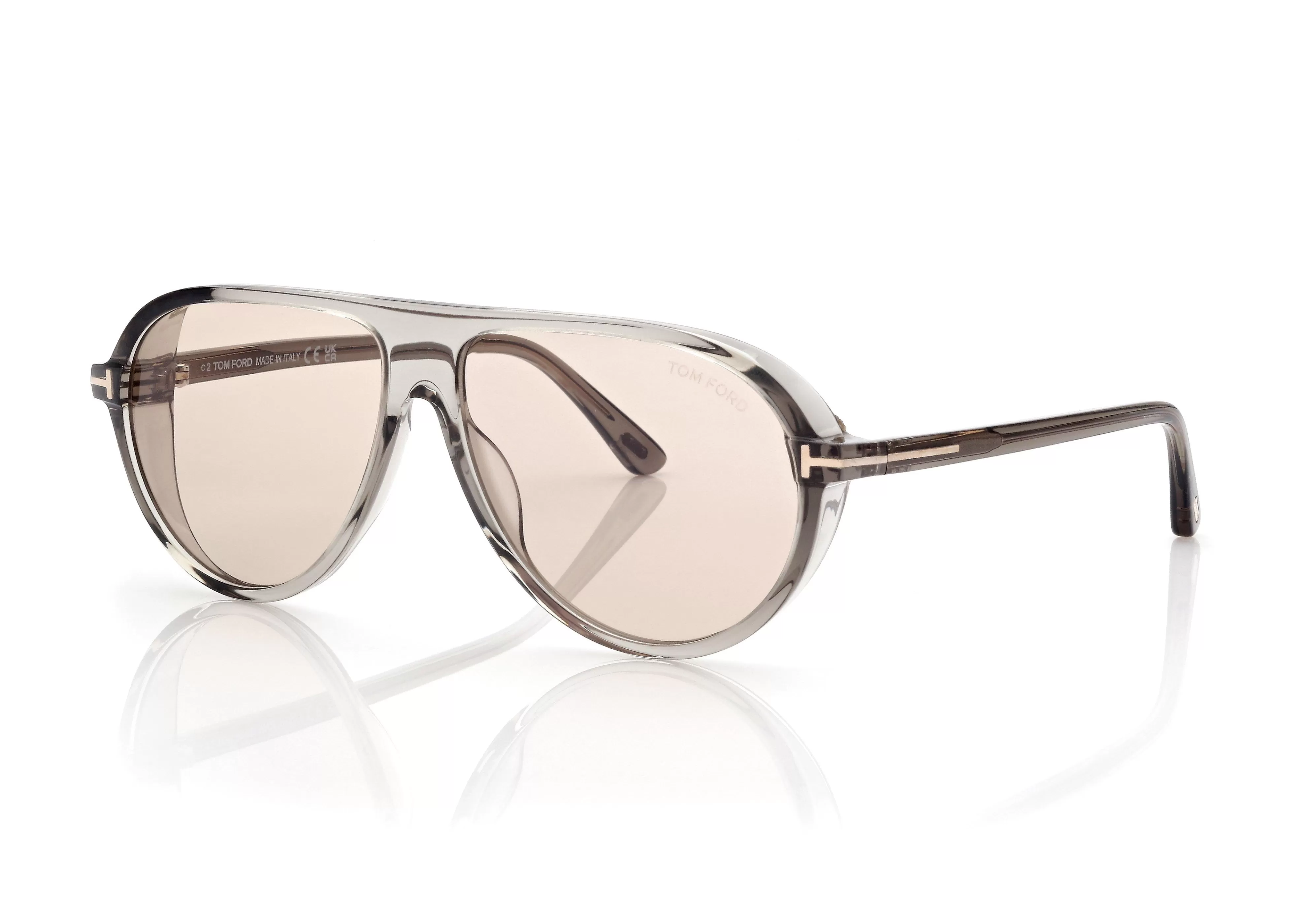 TOM FORD PHOTOCHROMATIC MARCUS SUNGLASSES GREY / PINK^EYEWEAR SUNGLASSES