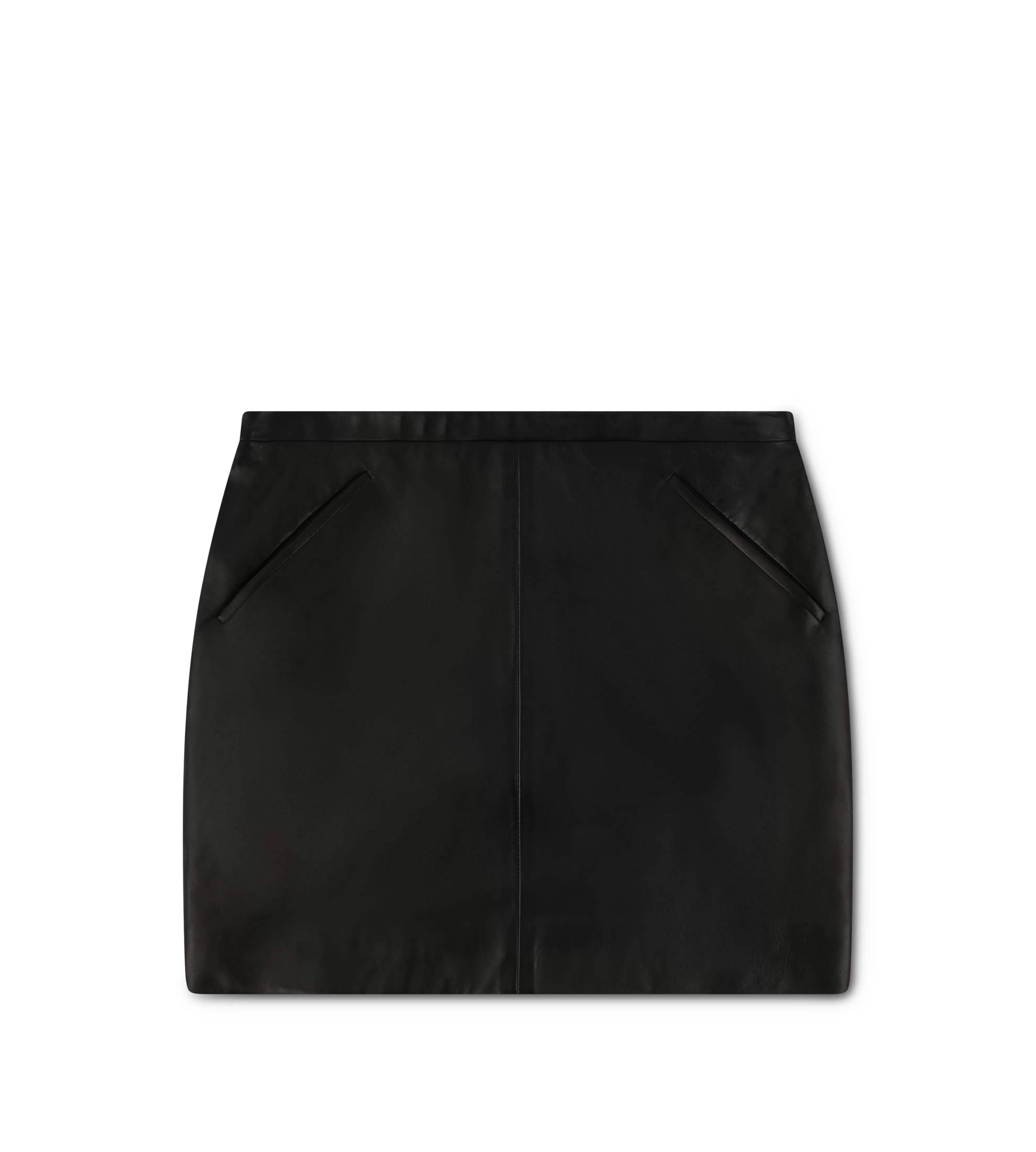 TOM FORD PLONGE LEATHER MINI SKIRT BLACK^WOMEN Skirts