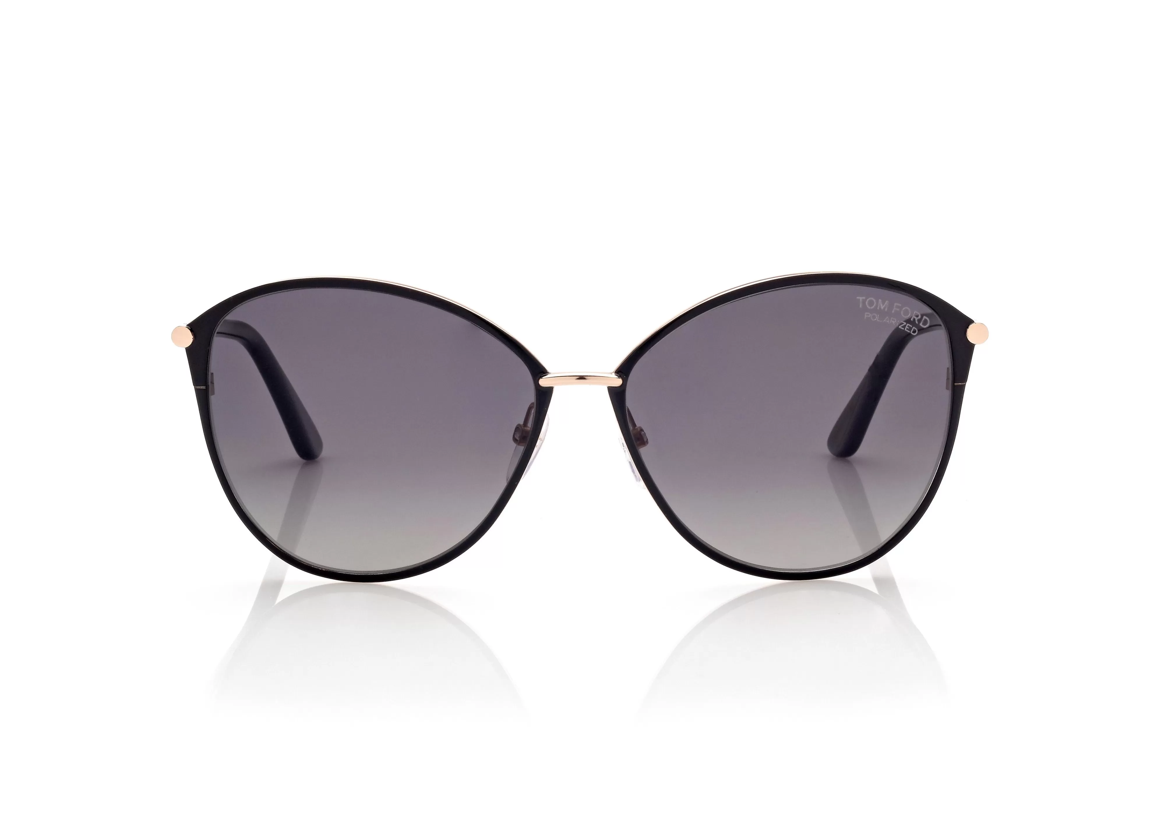 TOM FORD POLARIZED PENELOPE SUNGLASSES ROSE GOLD^EYEWEAR SUNGLASSES