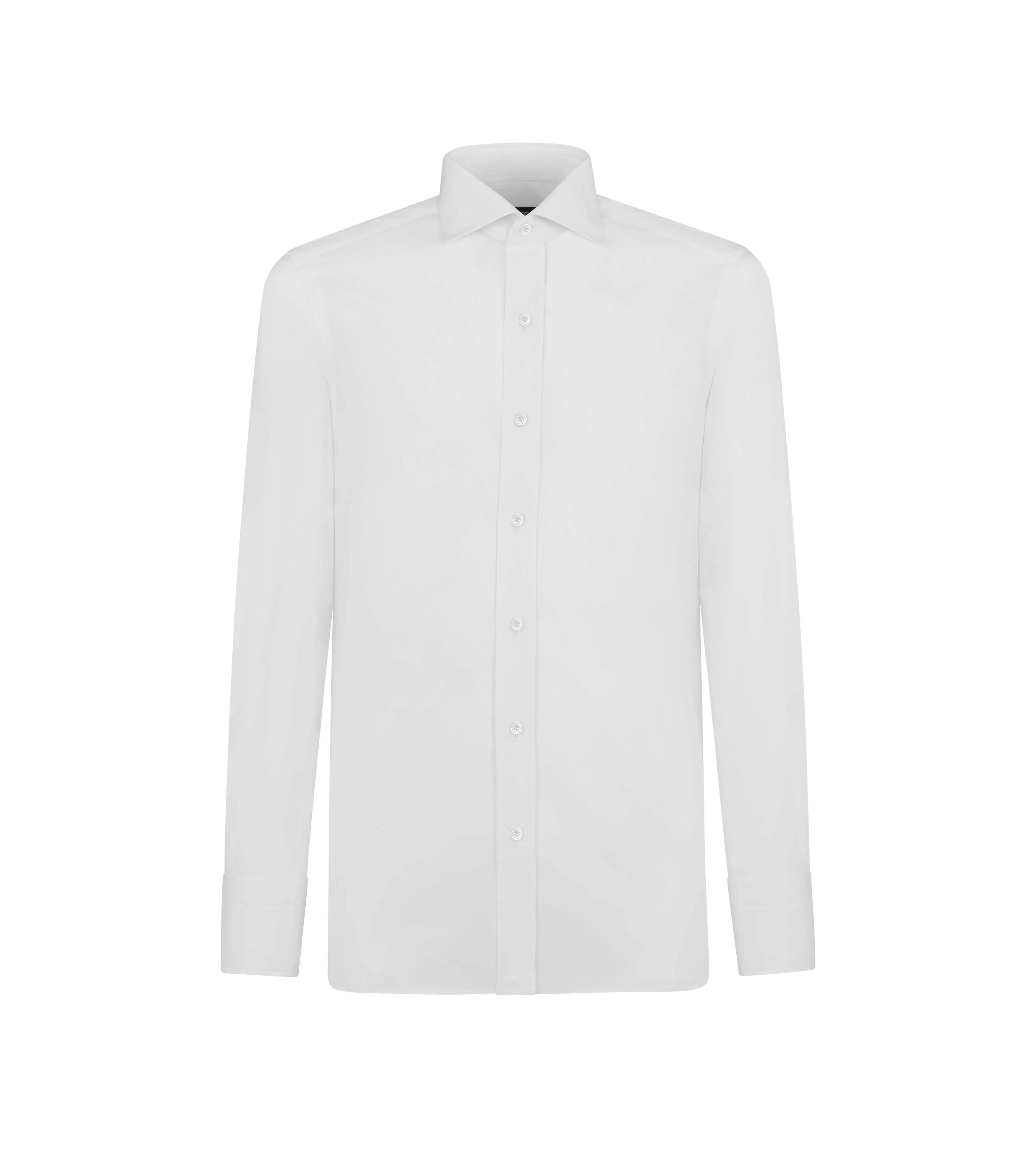 TOM FORD POPLIN SLIM FIT SHIRT OPTICAL WHITE^MEN Shirts