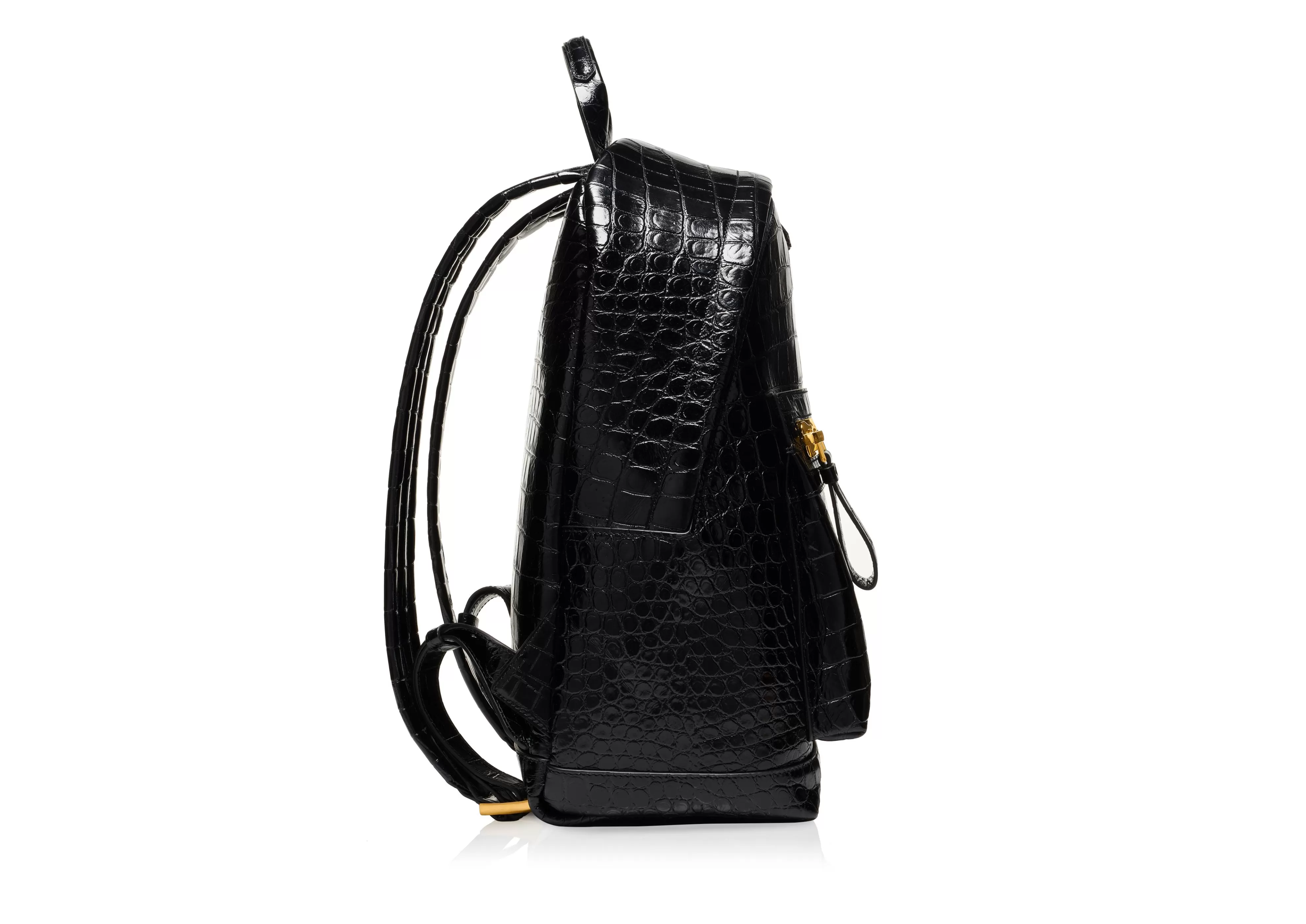 TOM FORD PRINTED ALLIGATOR BUCKLEY BACKPACK BLACK^MEN Backpacks