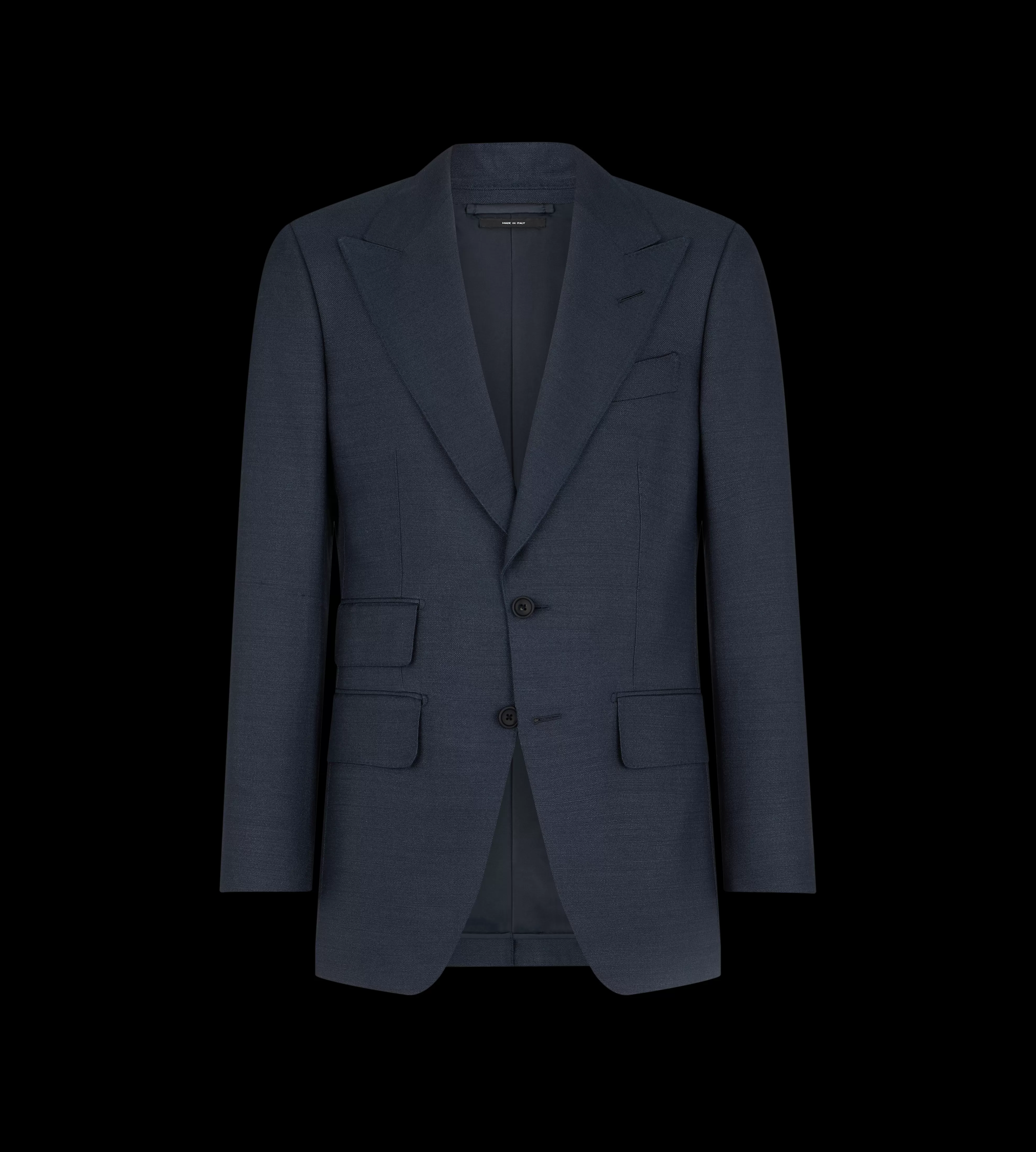 TOM FORD PURE SILK ATTICUS JACKET NAVY^MEN Jackets