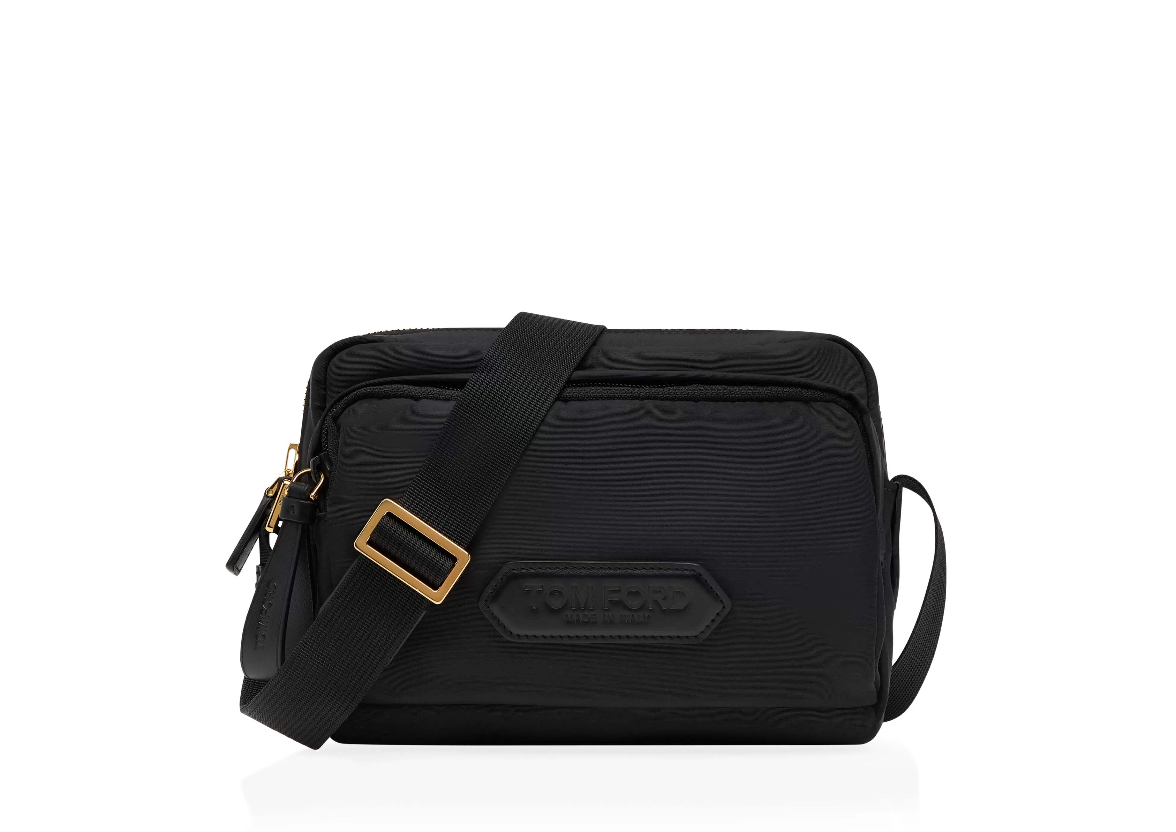 TOM FORD RECYCLED NYLON MINI MESSENGER BLACK^MEN | MEN Briefcases | JETSETTER EDIT