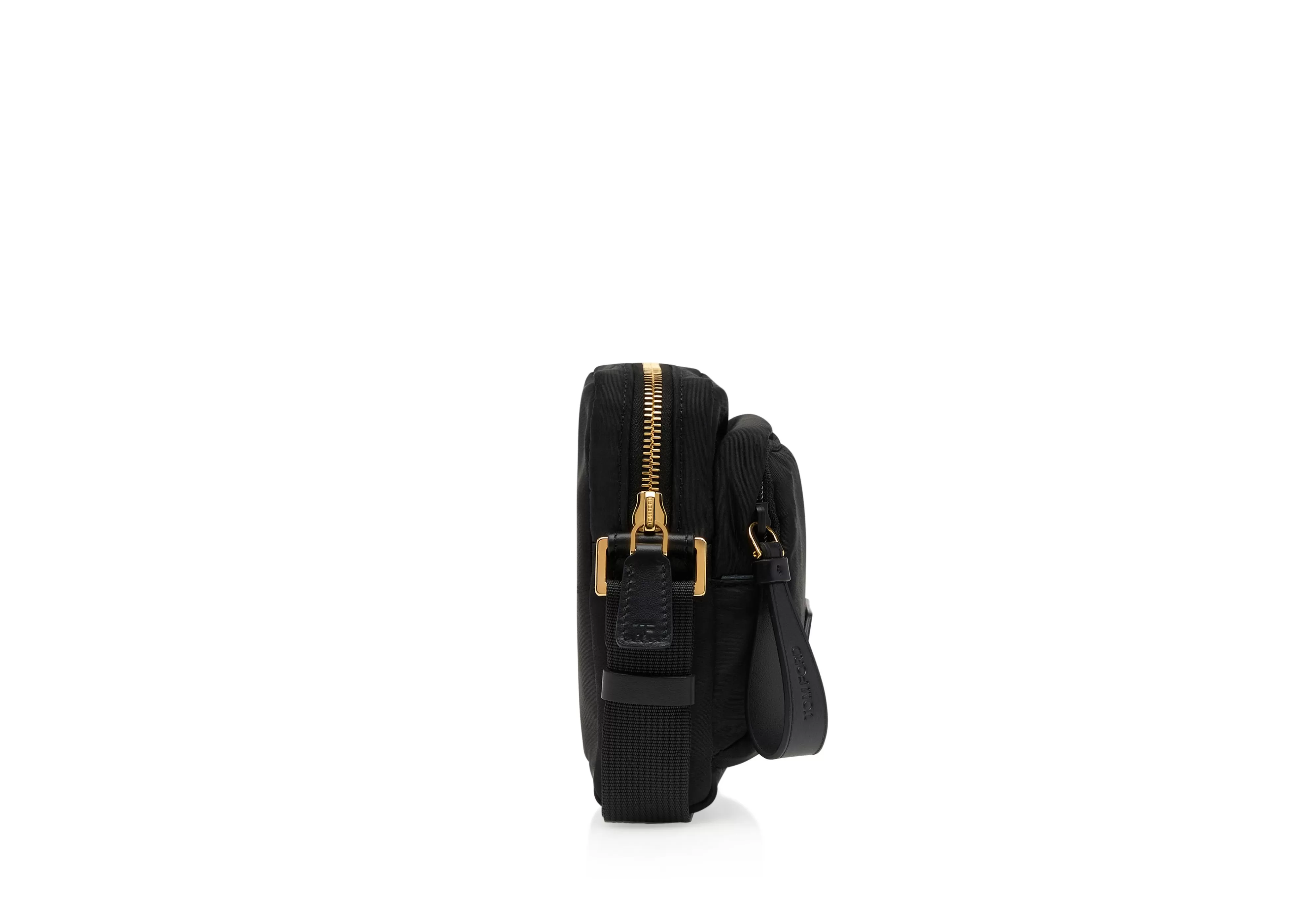 TOM FORD RECYCLED NYLON MINI MESSENGER BLACK^MEN | MEN Briefcases | JETSETTER EDIT