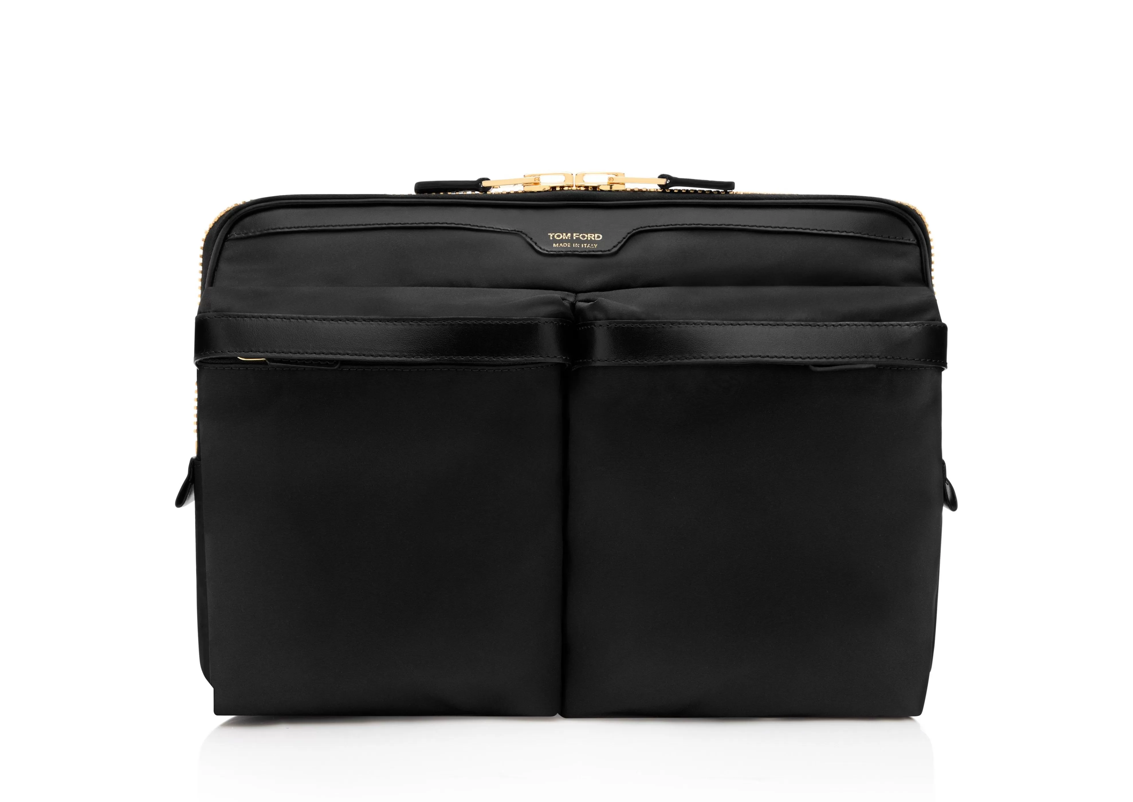 TOM FORD RECYCLED NYLON UTILITY POUCH BLACK^MEN Briefcases