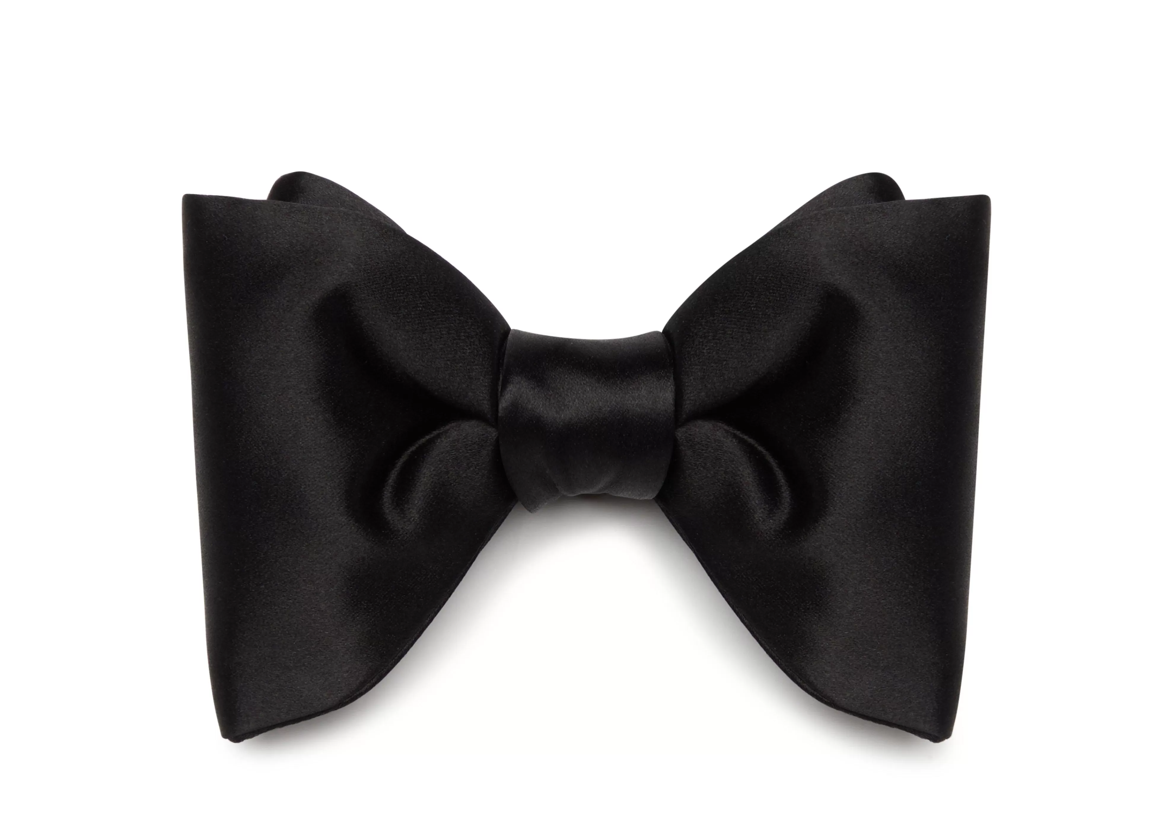 TOM FORD SATIN BOW TIE BLACK^MEN Ties & Bow Ties