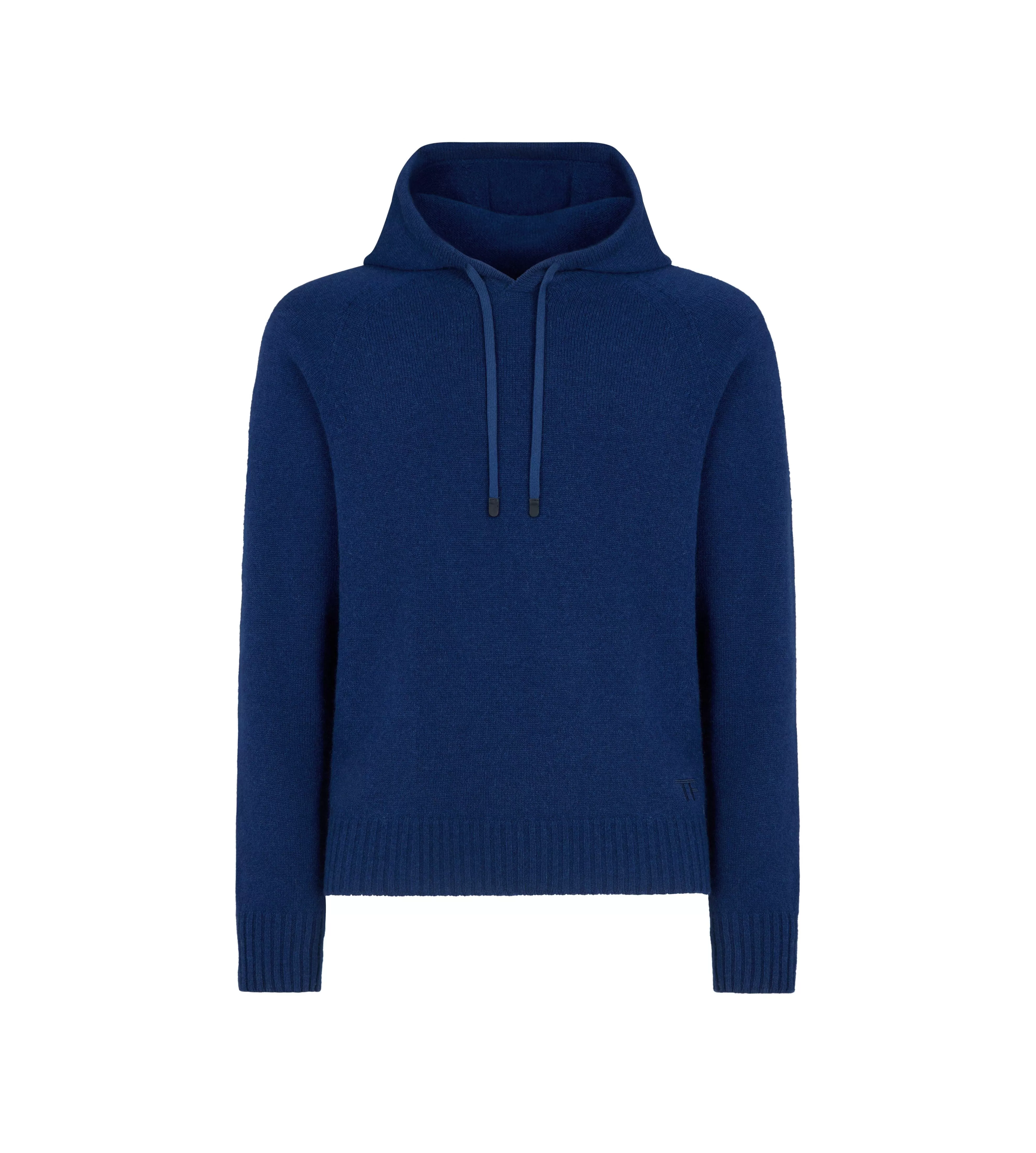 TOM FORD SEAMLESS CASHMERE HOODIE ^MEN Knitwear