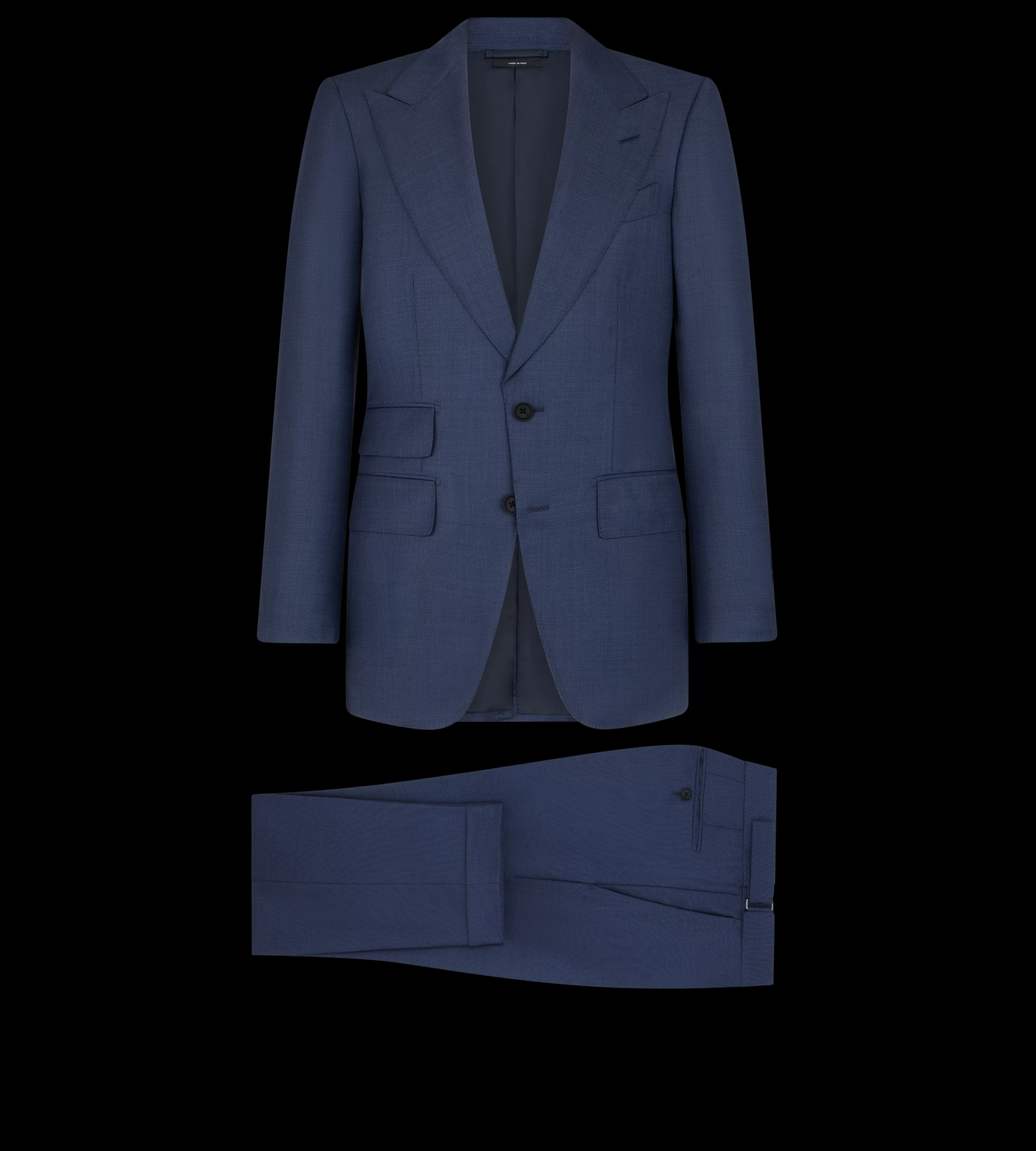 TOM FORD SHARKSKIN SHELTON SUIT DENIM BLUE^MEN | MEN Suits | SPRING 24