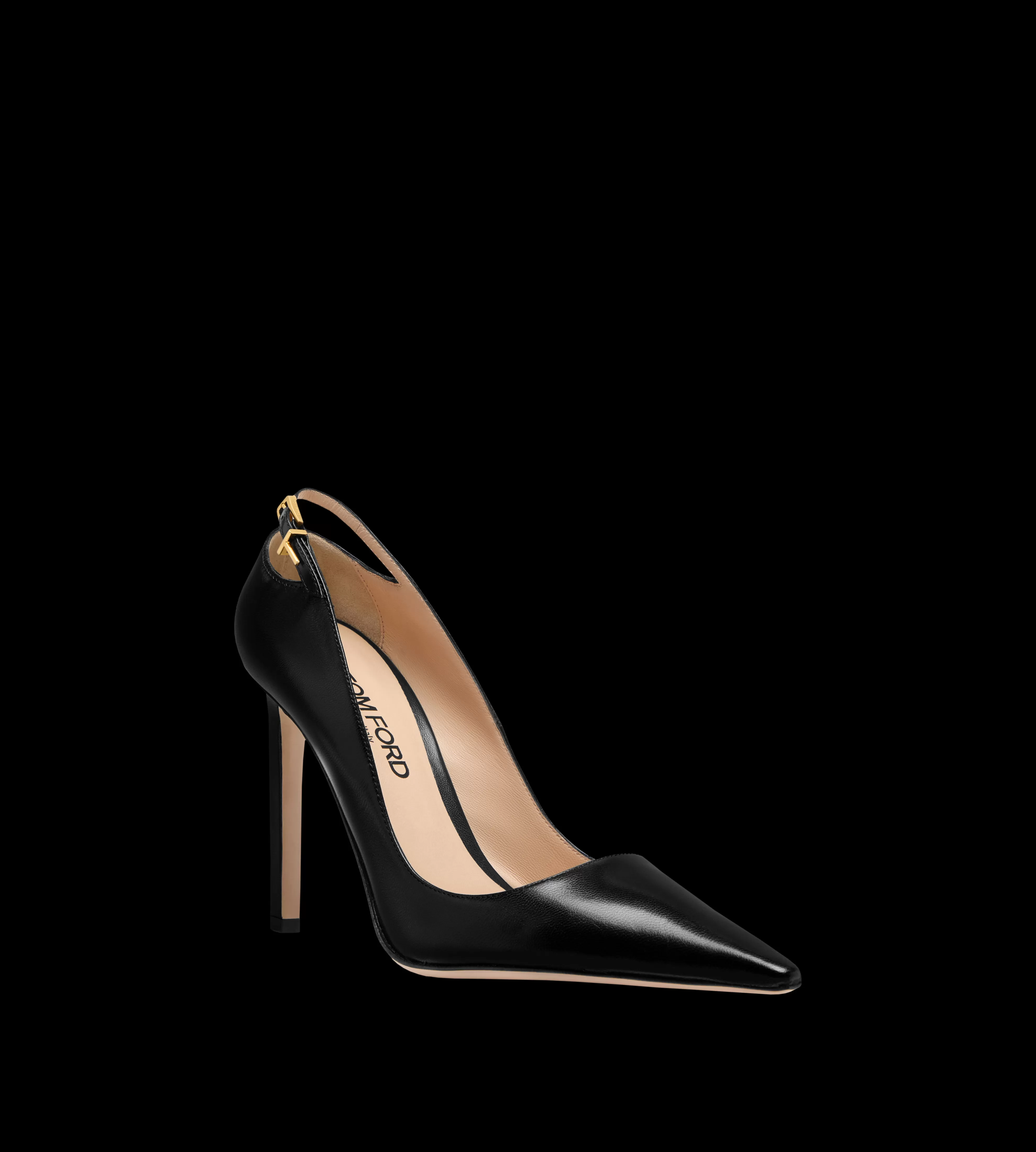 TOM FORD SHINY LEATHER ANGELINA PUMP BLACK^WOMEN | WOMEN Pumps | SPRING 24