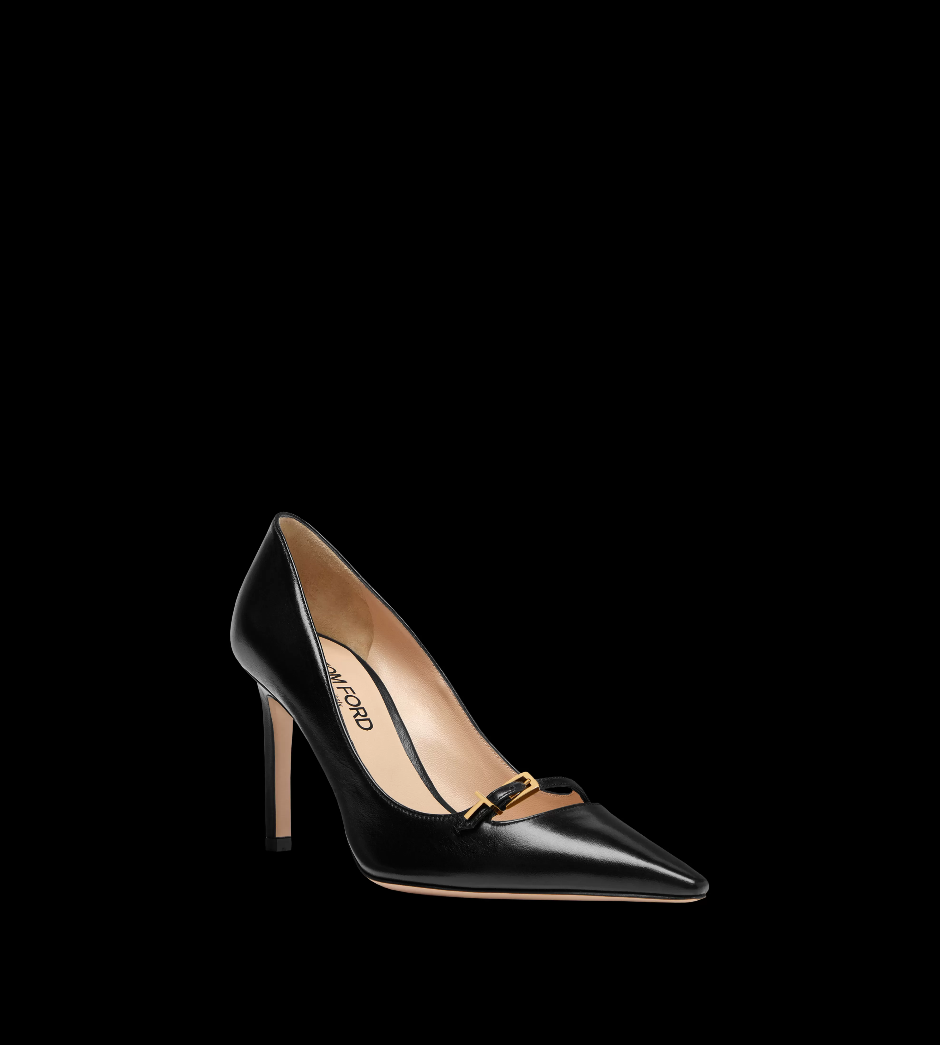 TOM FORD SHINY LEATHER ANGELINA PUMP BLACK^WOMEN | WOMEN Pumps | SPRING 24