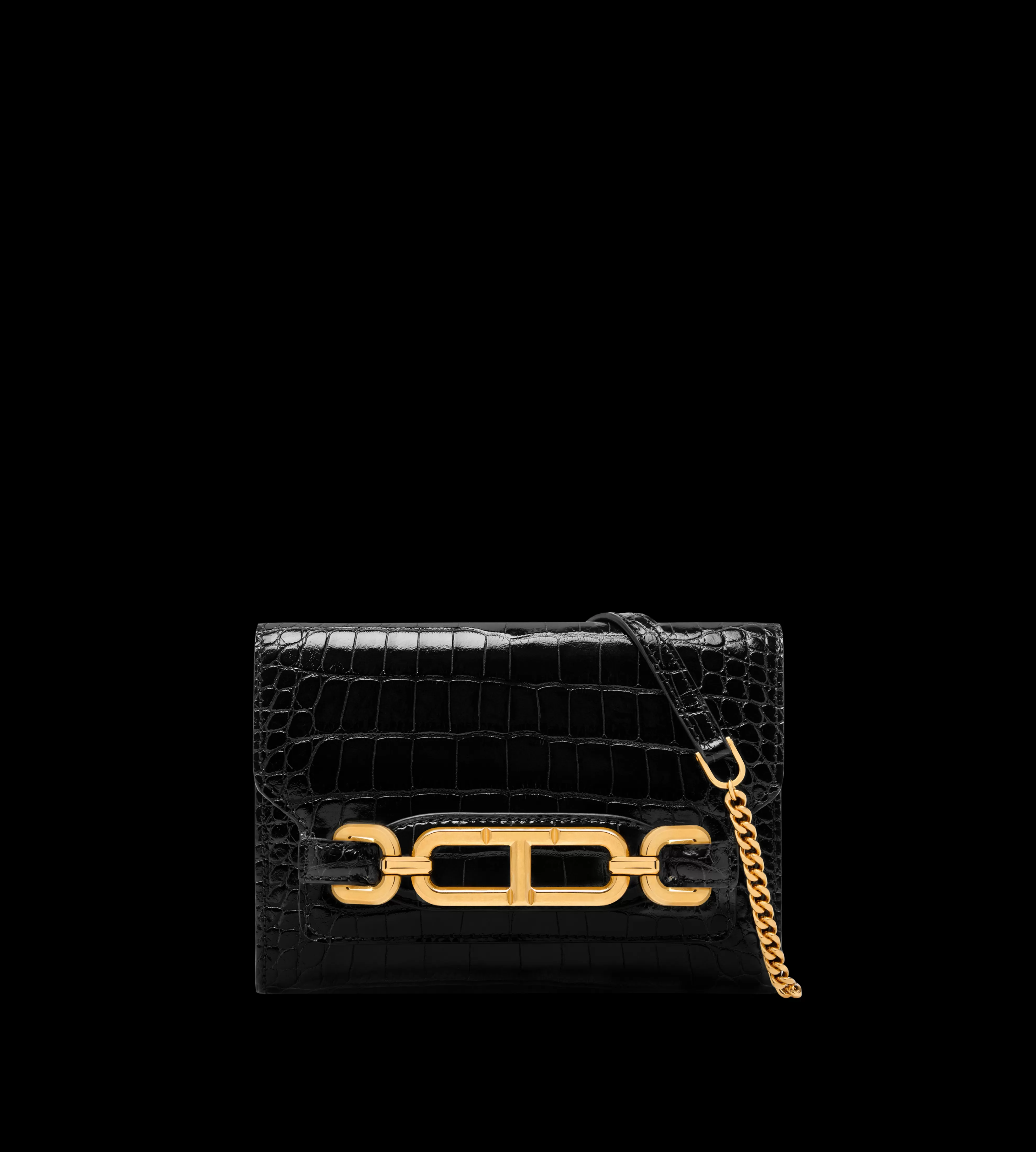 TOM FORD SHINY STAMPED CROCODILE LEATHER WHITNEY MINI BAG ^WOMEN | WOMEN | WOMEN Shoulder Bags | Clutches | SPRING 24