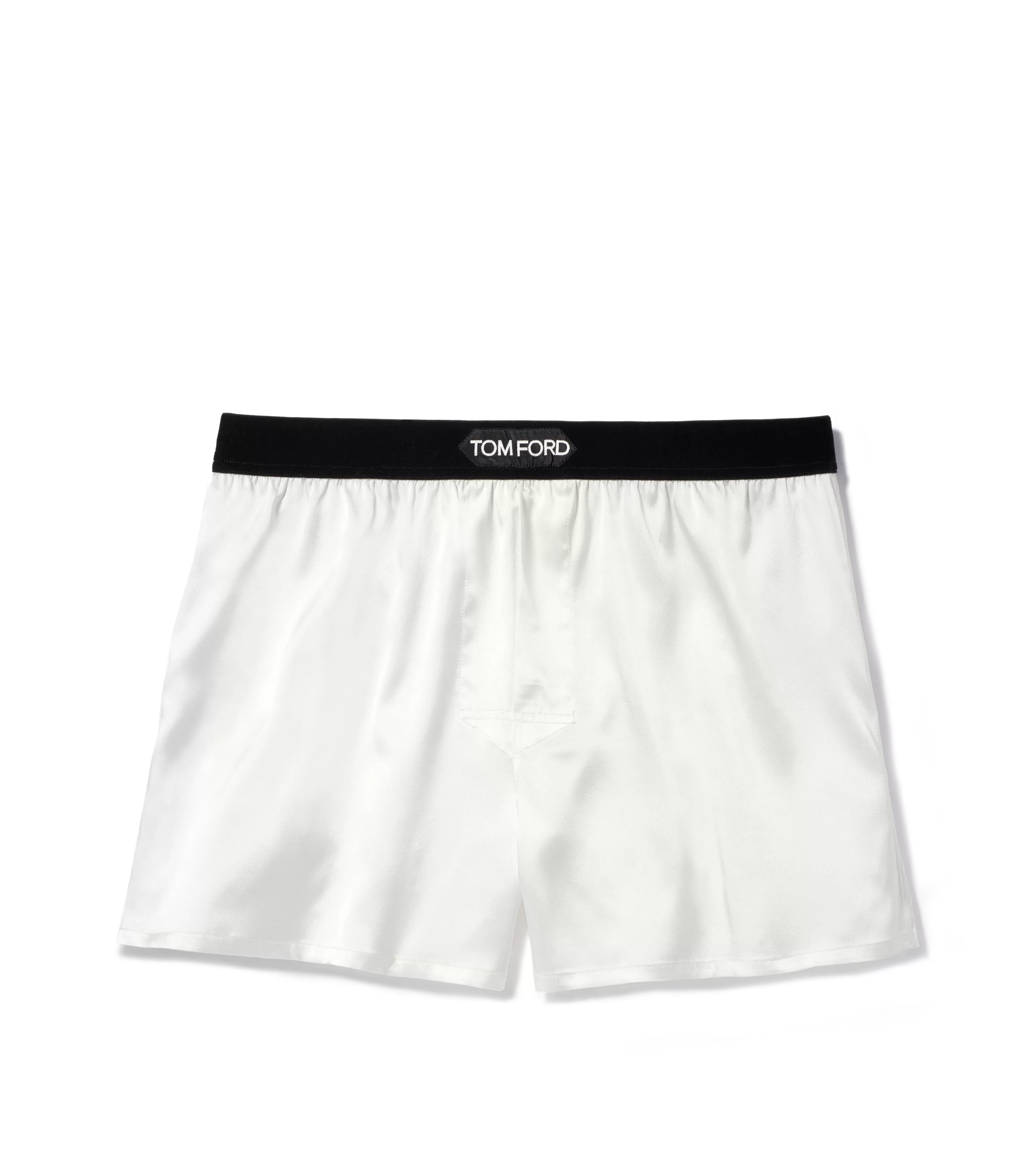 TOM FORD SILK BOXERS WHITE^MEN BOXERS