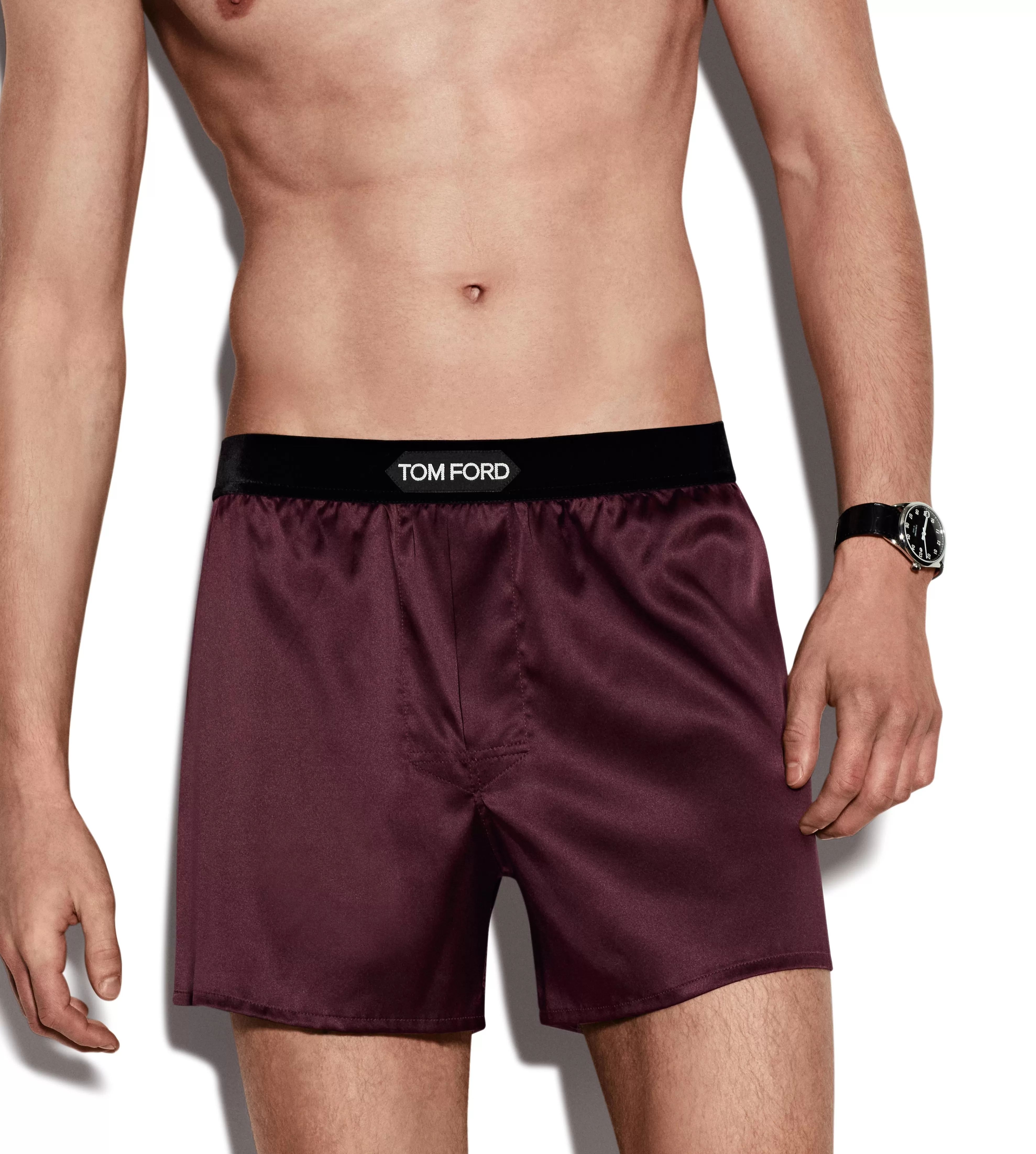 TOM FORD SILK BOXERS CARAMEL^MEN BOXERS