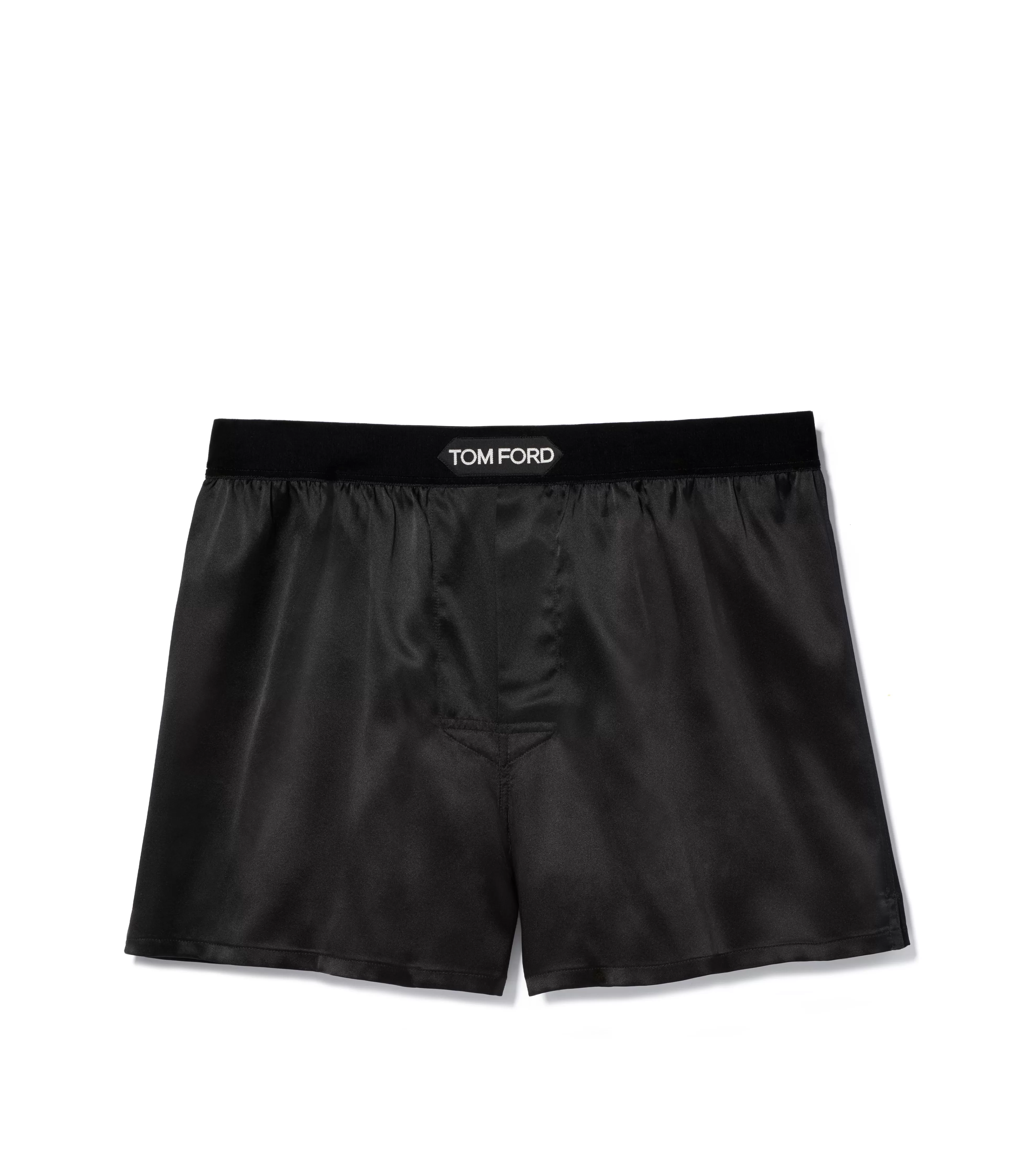 TOM FORD SILK BOXERS BLACK^MEN BOXERS