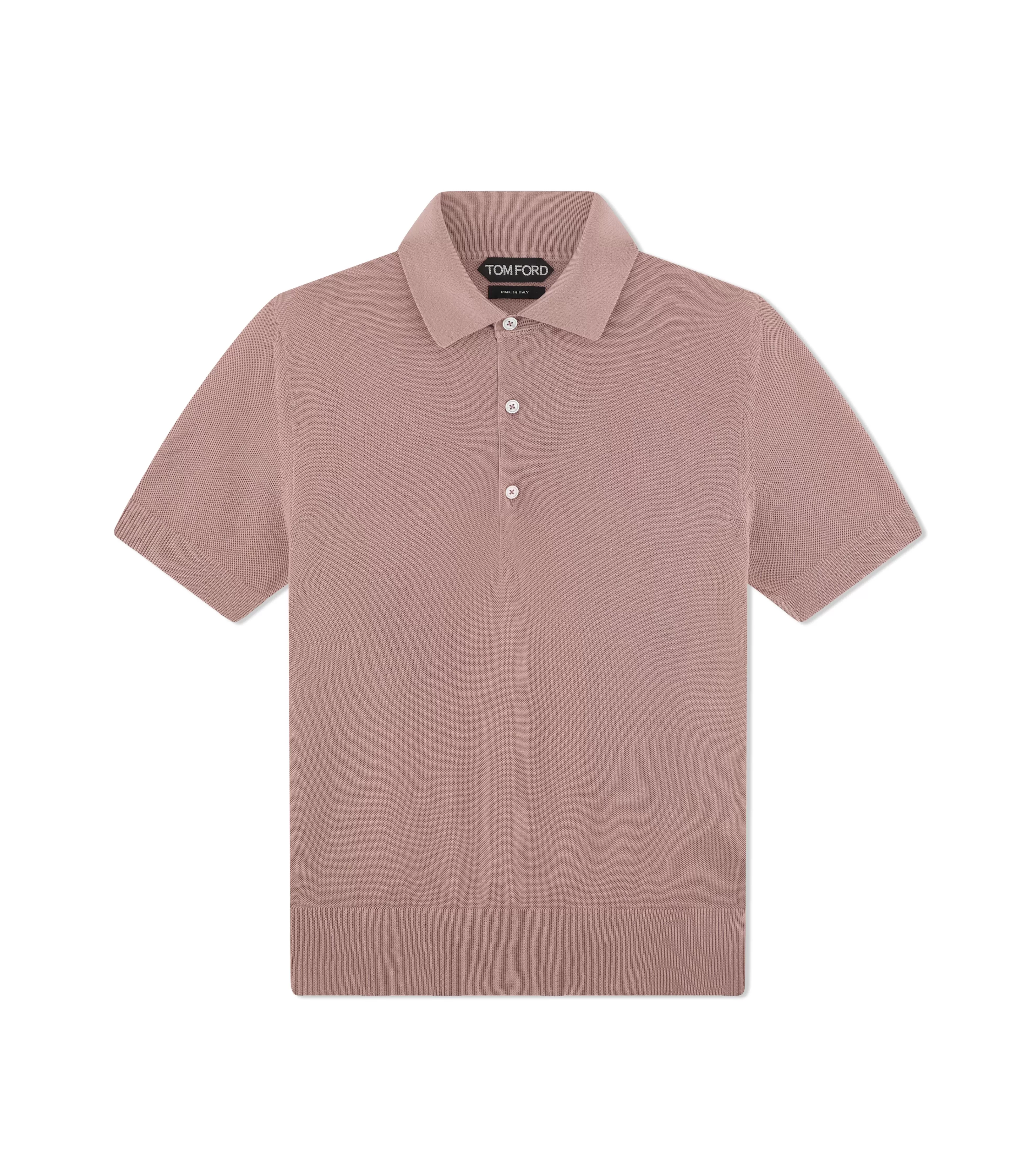 TOM FORD SILK COTTON PIQUET POLO ^MEN | MEN Knitwear | JETSETTER EDIT