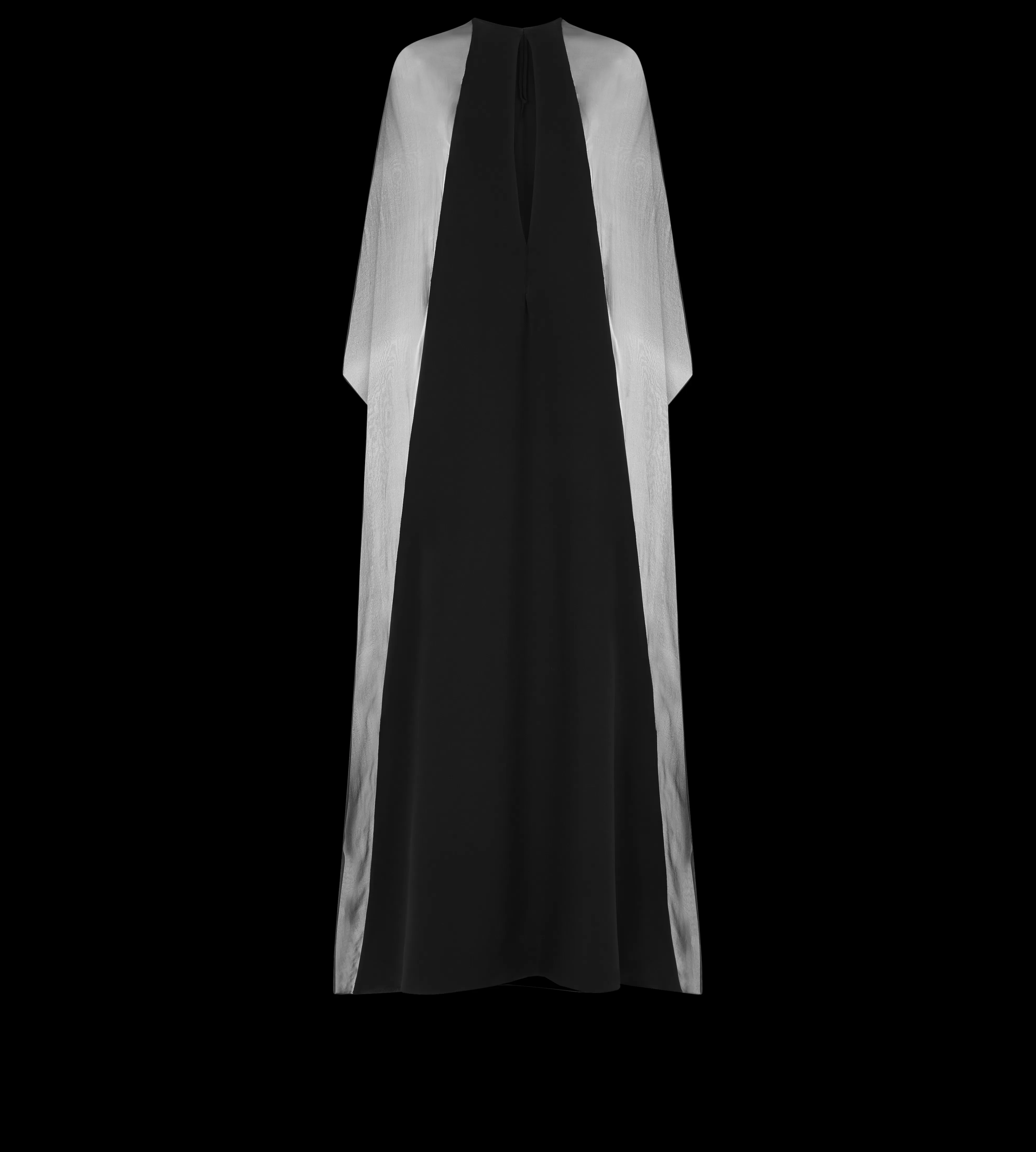 TOM FORD SILK CREPE CHIFFON KAFTAN BLACK^WOMEN | WOMEN | WOMEN | WOMEN Evening | Dresses | JETSETTER EDIT | SPRING 24