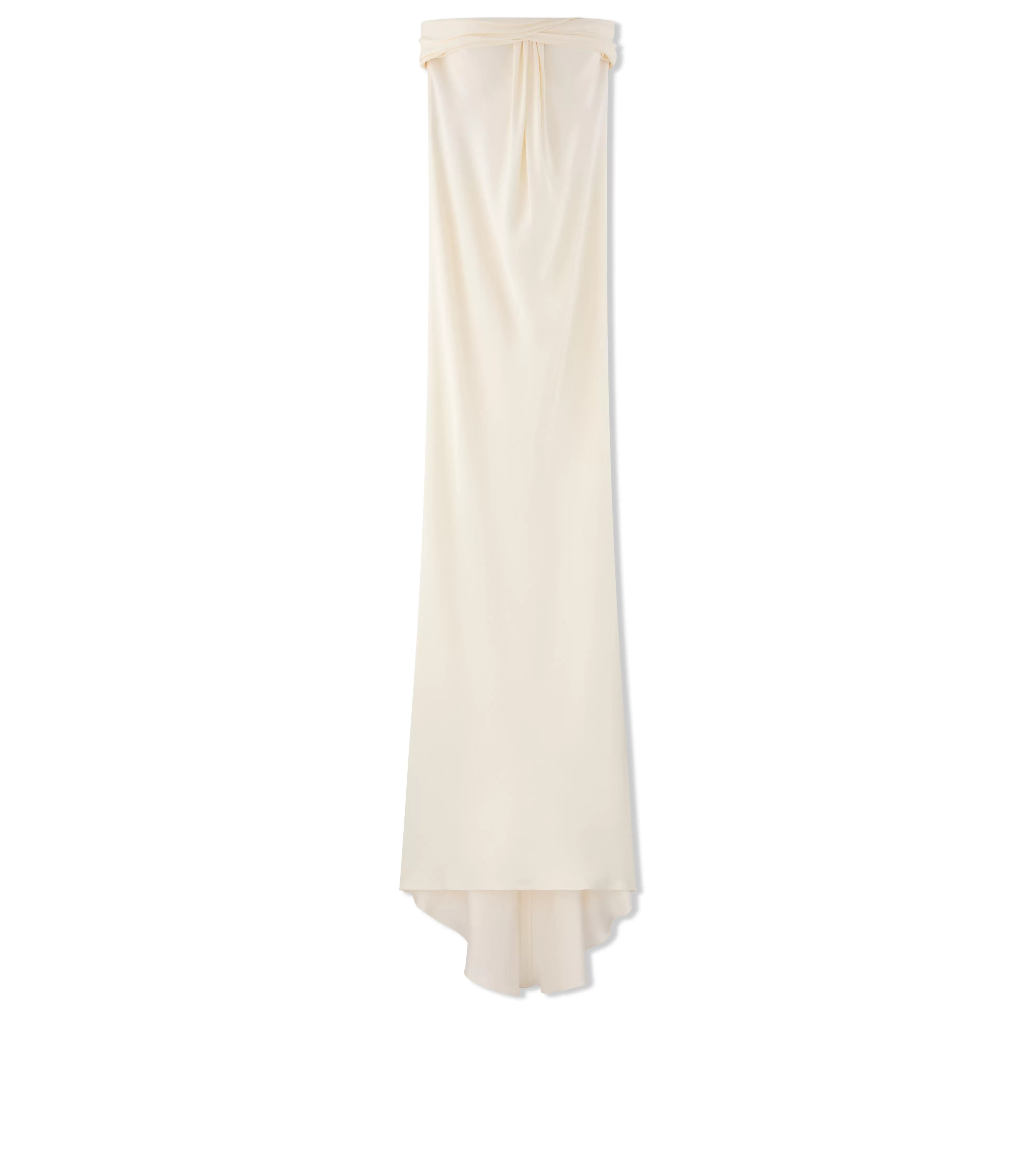 TOM FORD SILK MAROCCAINE EVENING DRESS CHALK^WOMEN | WOMEN Evening | Dresses