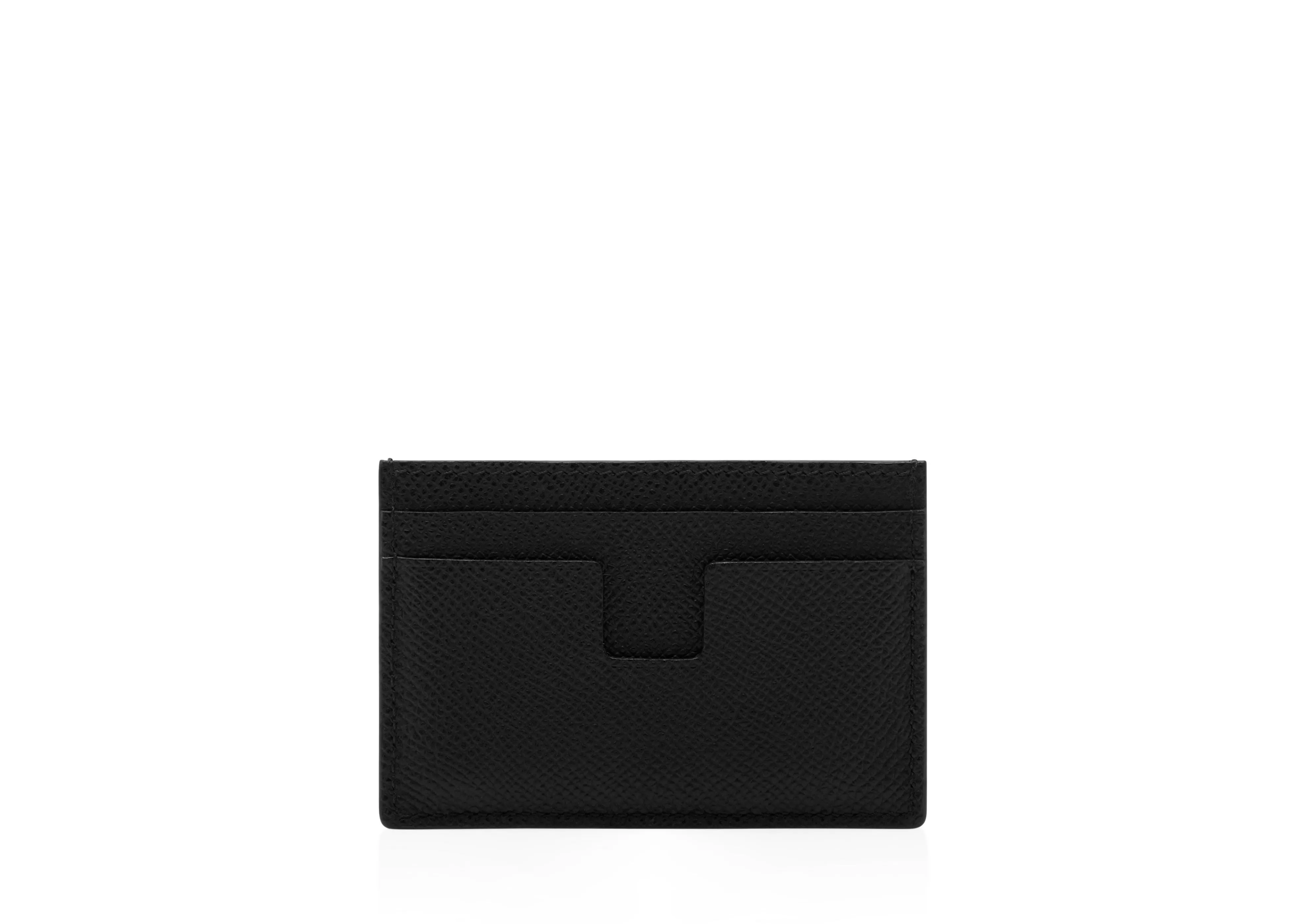 TOM FORD SMALL GRAIN LEATHER CLASSIC CARDHOLDER BLACK^MEN JETSETTER EDIT