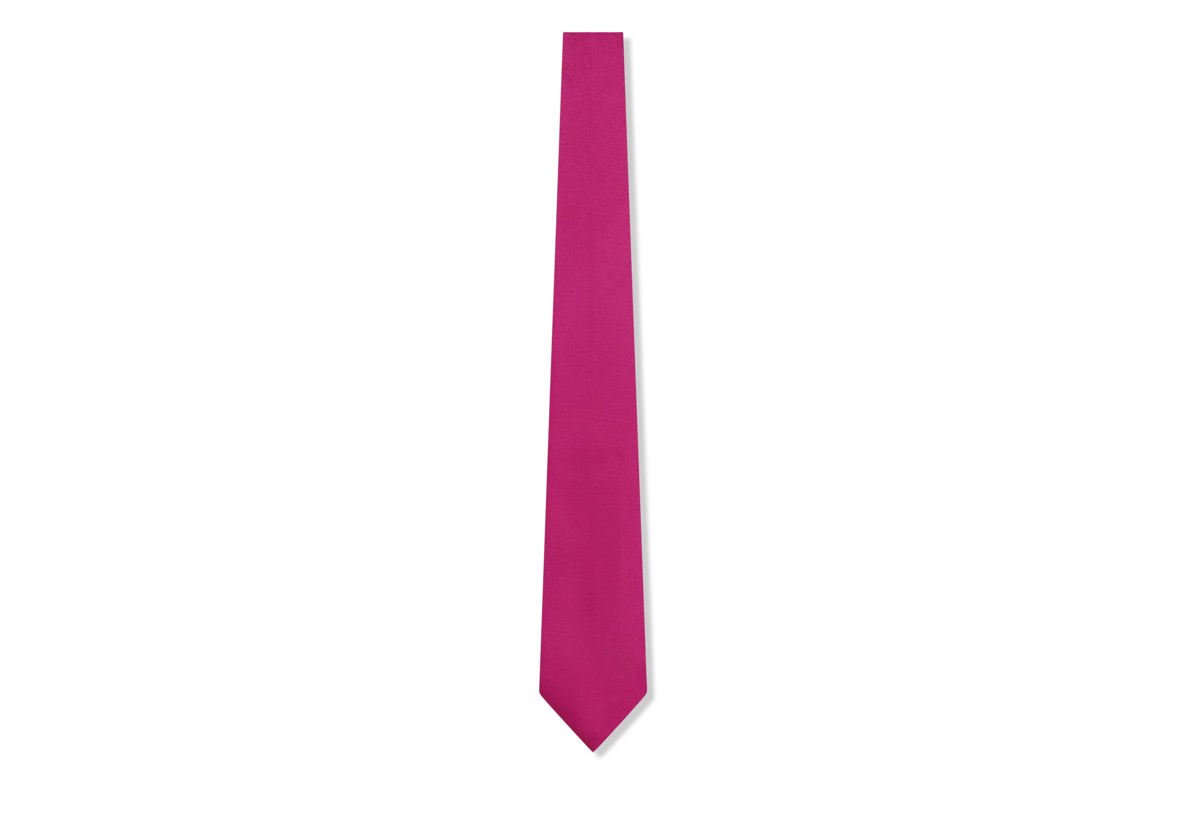 TOM FORD SOLID TWILL TIE FUSCHIA^MEN Ties & Bow Ties