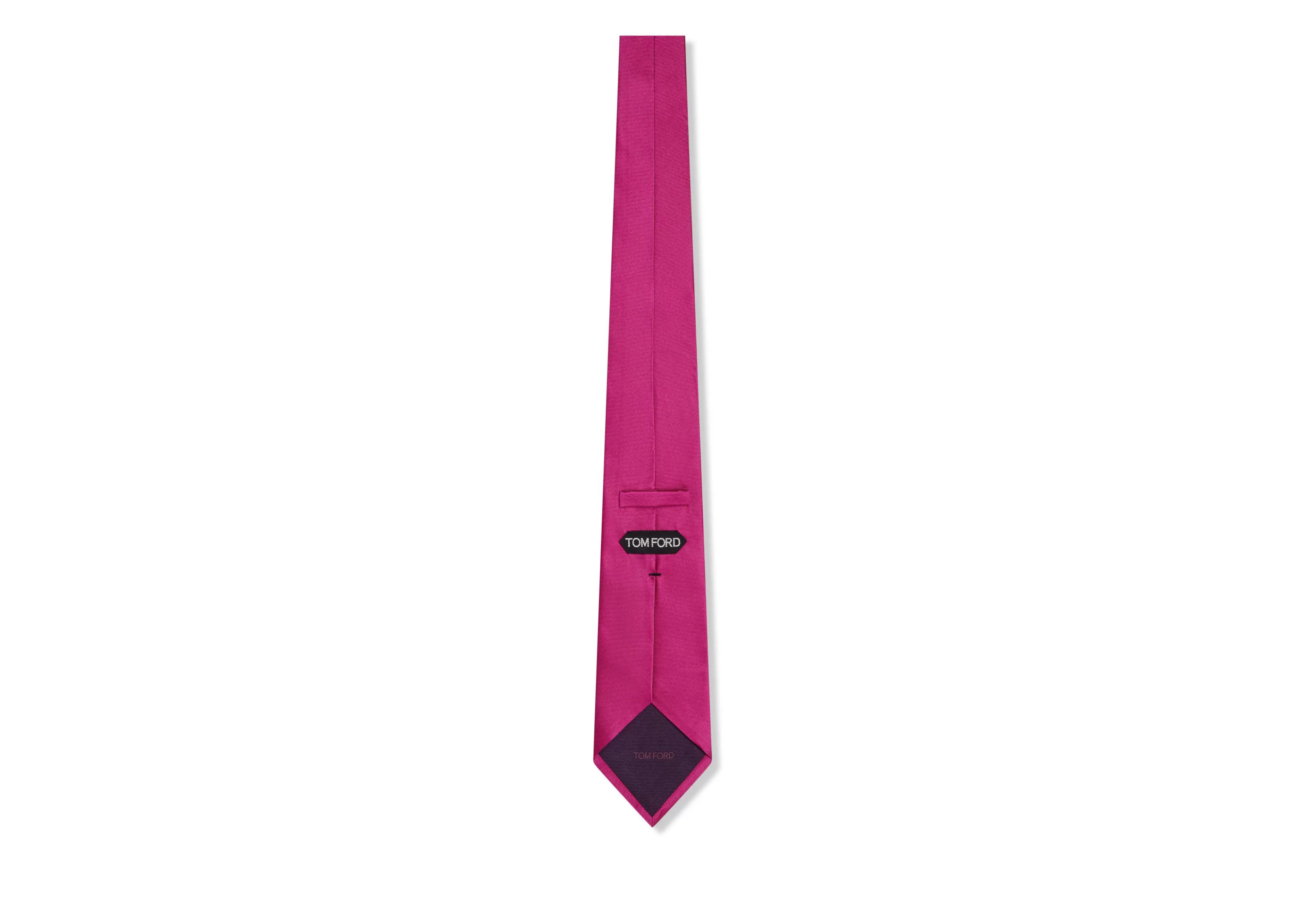 TOM FORD SOLID TWILL TIE FUSCHIA^MEN Ties & Bow Ties