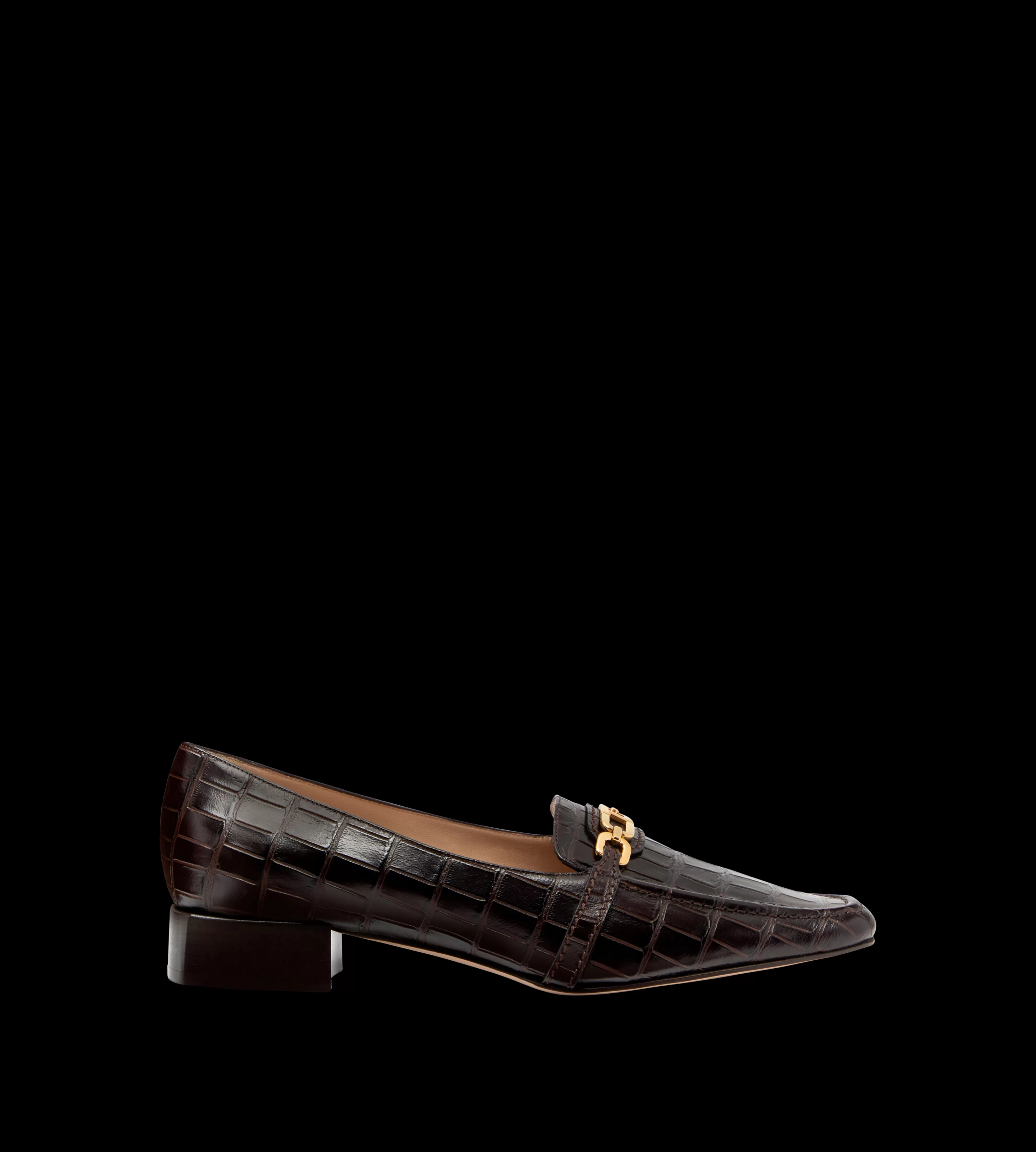 TOM FORD STAMPED CROCODILE LEATHER WHITNEY LOAFER ^WOMEN Flats