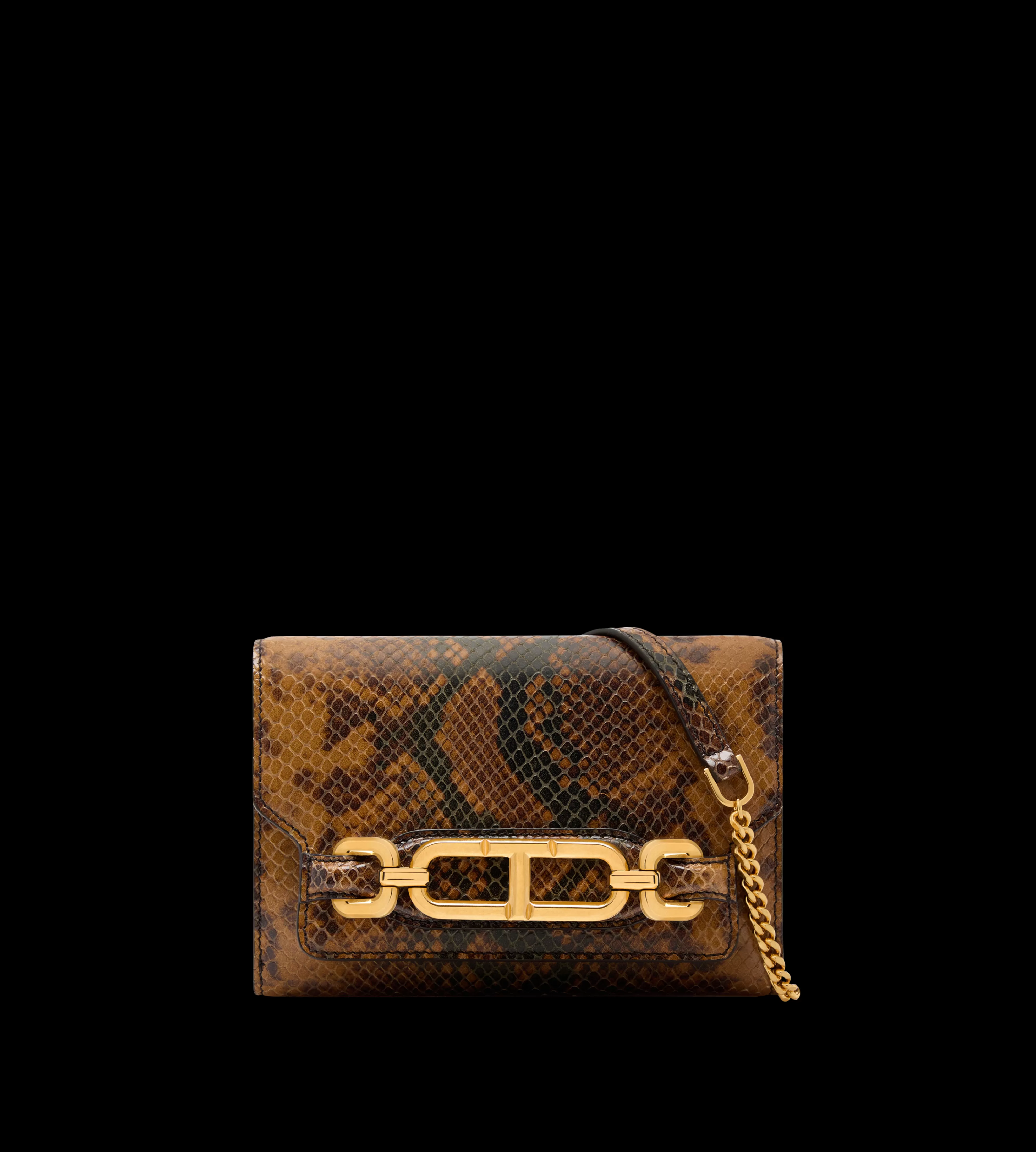 TOM FORD STAMPED PYTHON LEATHER WHITNEY MINI BAG CARAMEL^WOMEN | WOMEN | WOMEN Shoulder Bags | Clutches | SPRING 24