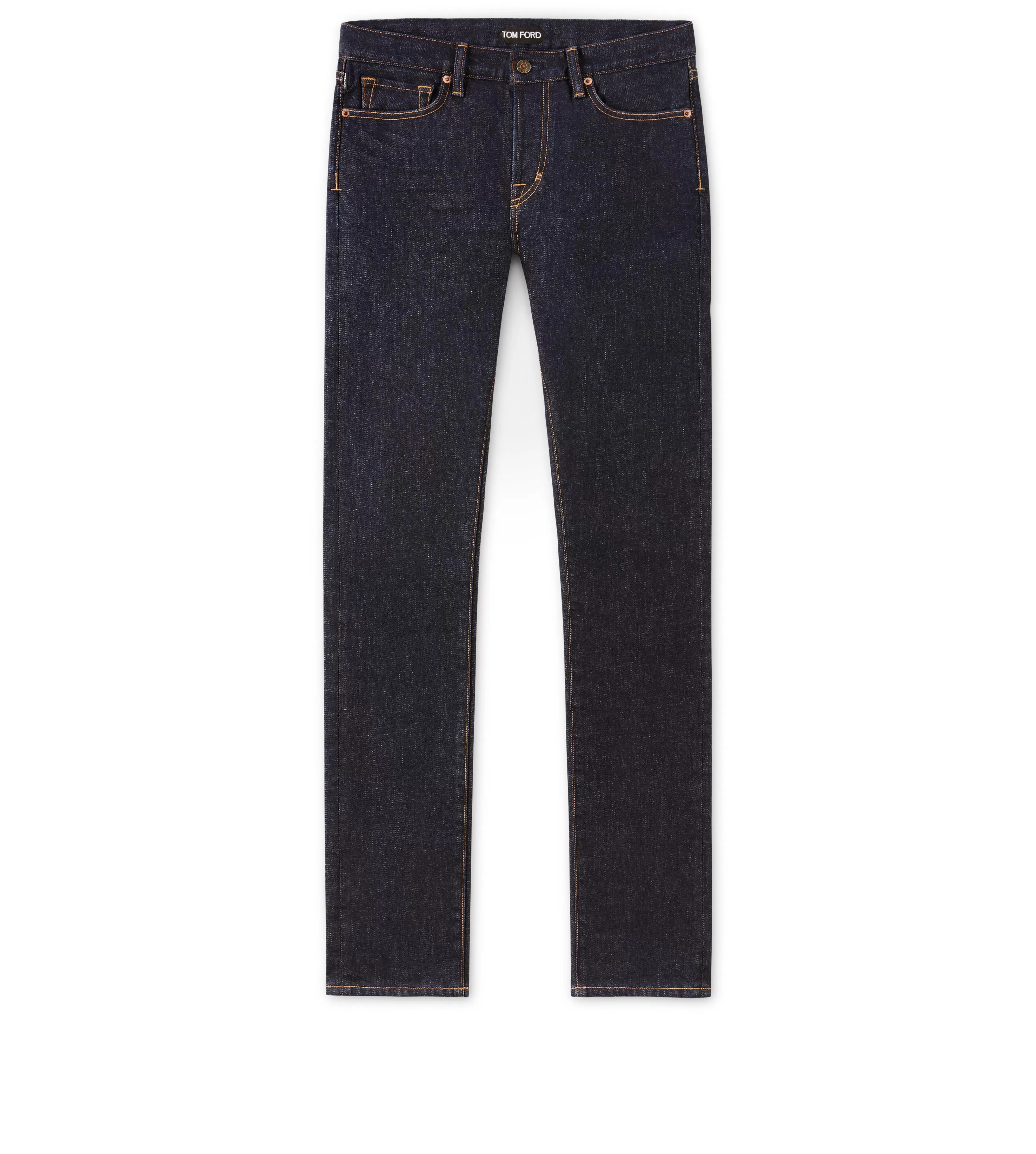 TOM FORD STRAIGHT FIT STRETCH JAPANESE SELVEDGE DENIM BLUE^MEN Jeans