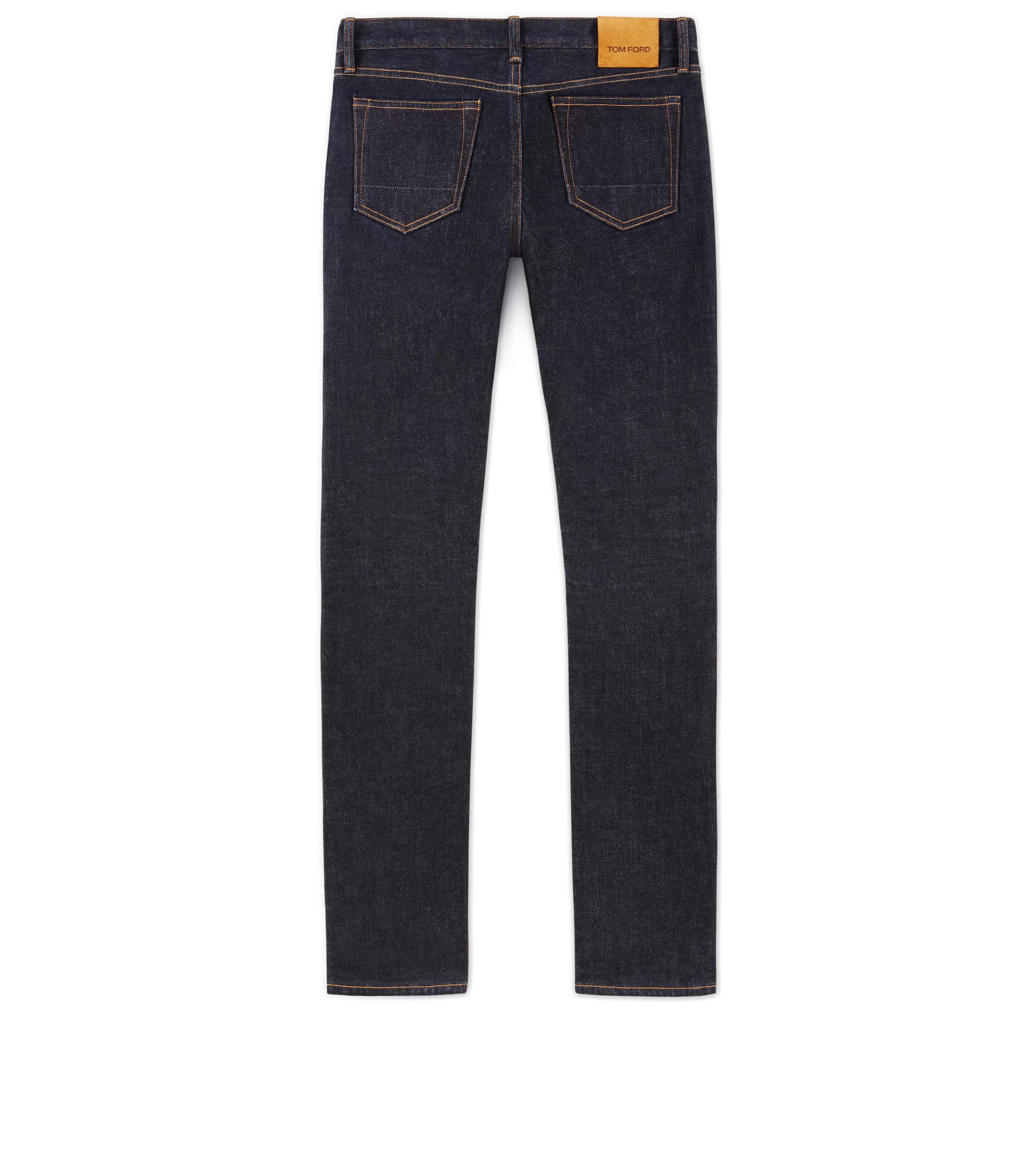 TOM FORD STRAIGHT FIT STRETCH JAPANESE SELVEDGE DENIM BLUE^MEN Jeans