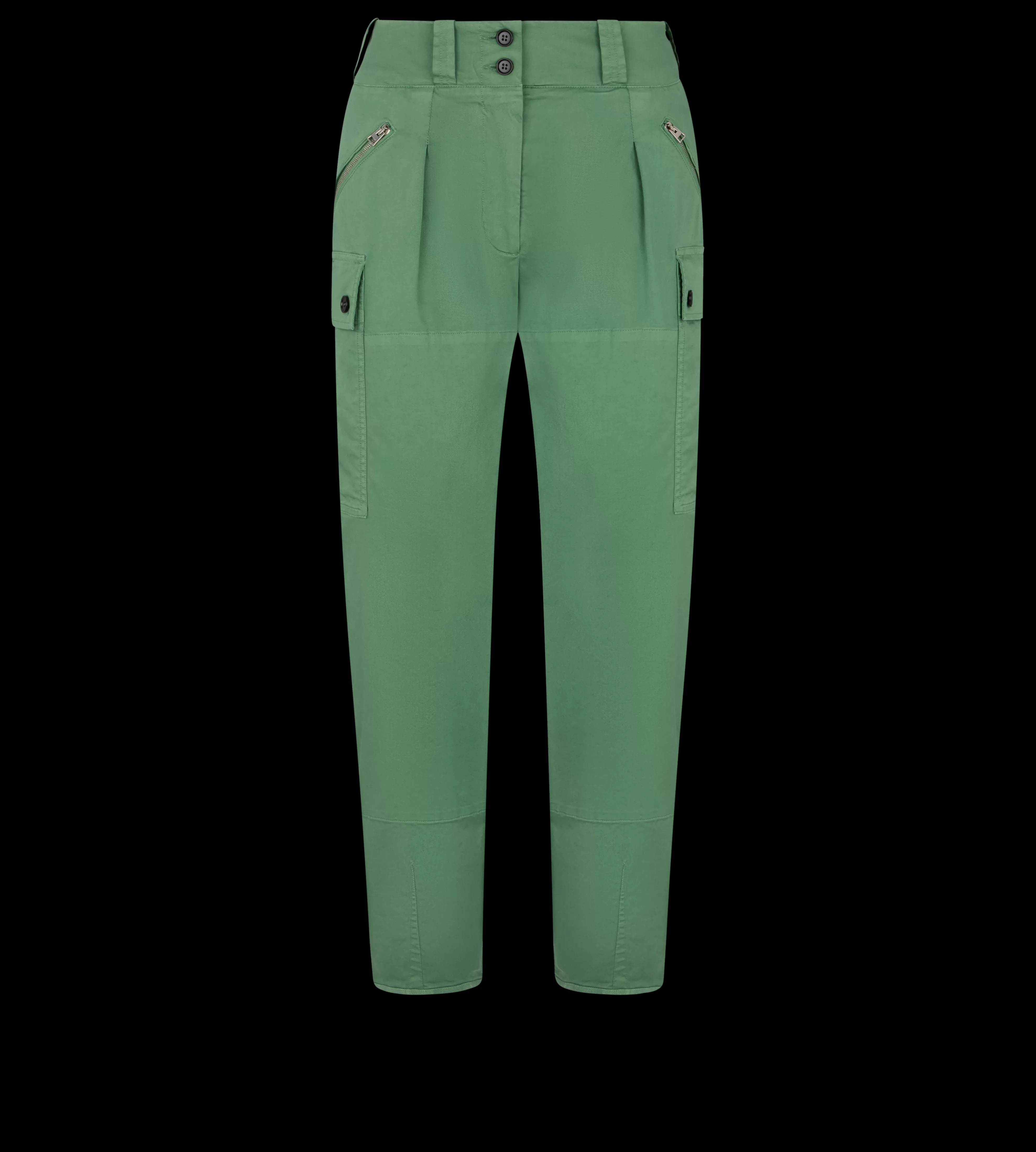 TOM FORD STRETCH COTTON TWILL PLEATED CARGO PANTS ^WOMEN | WOMEN Pants & Shorts | SPRING 24