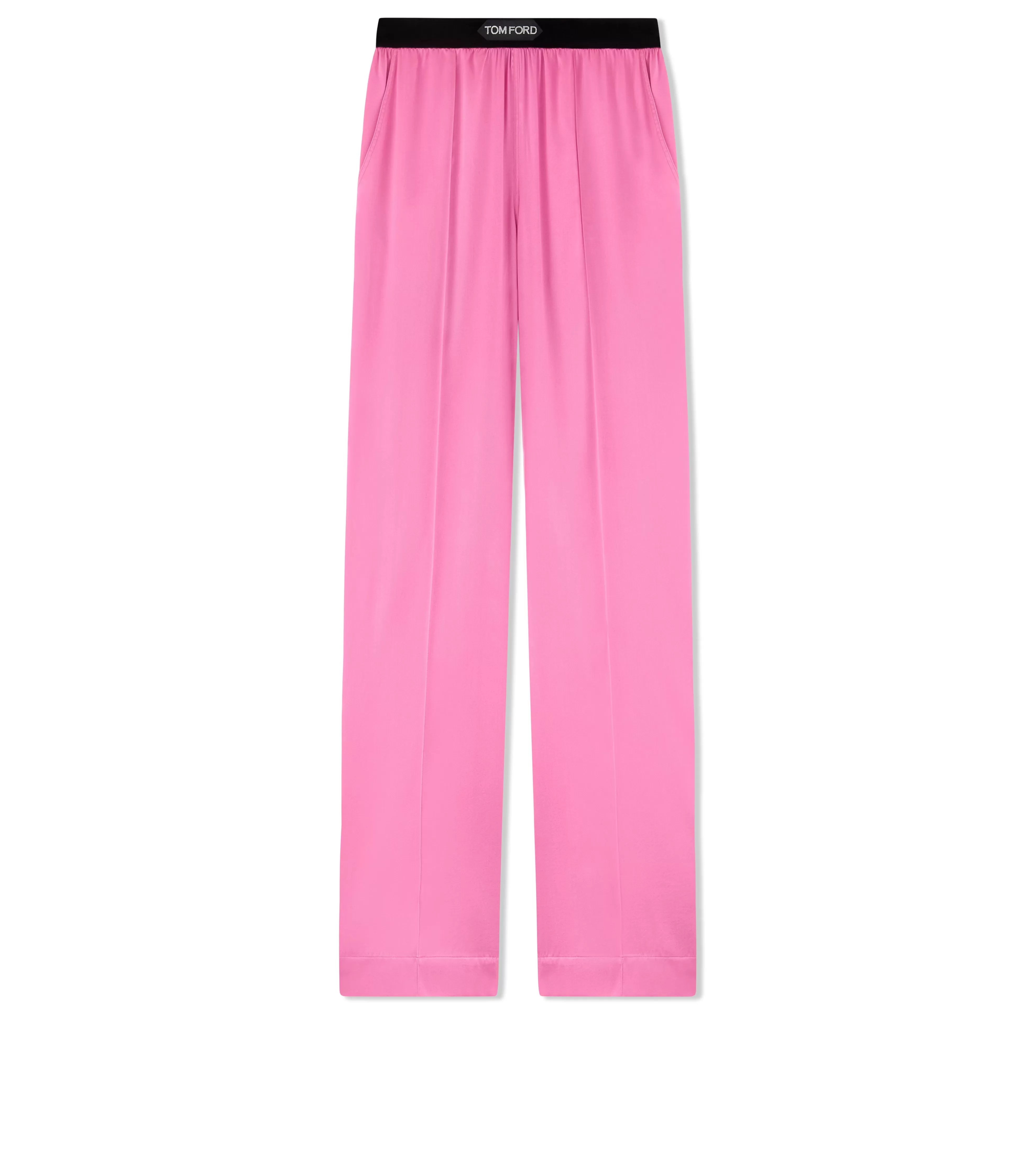 TOM FORD STRETCH SILK SATIN PJ PANTS ROSE BLOOM^WOMEN | WOMEN Pajamas & Robes | Bottoms