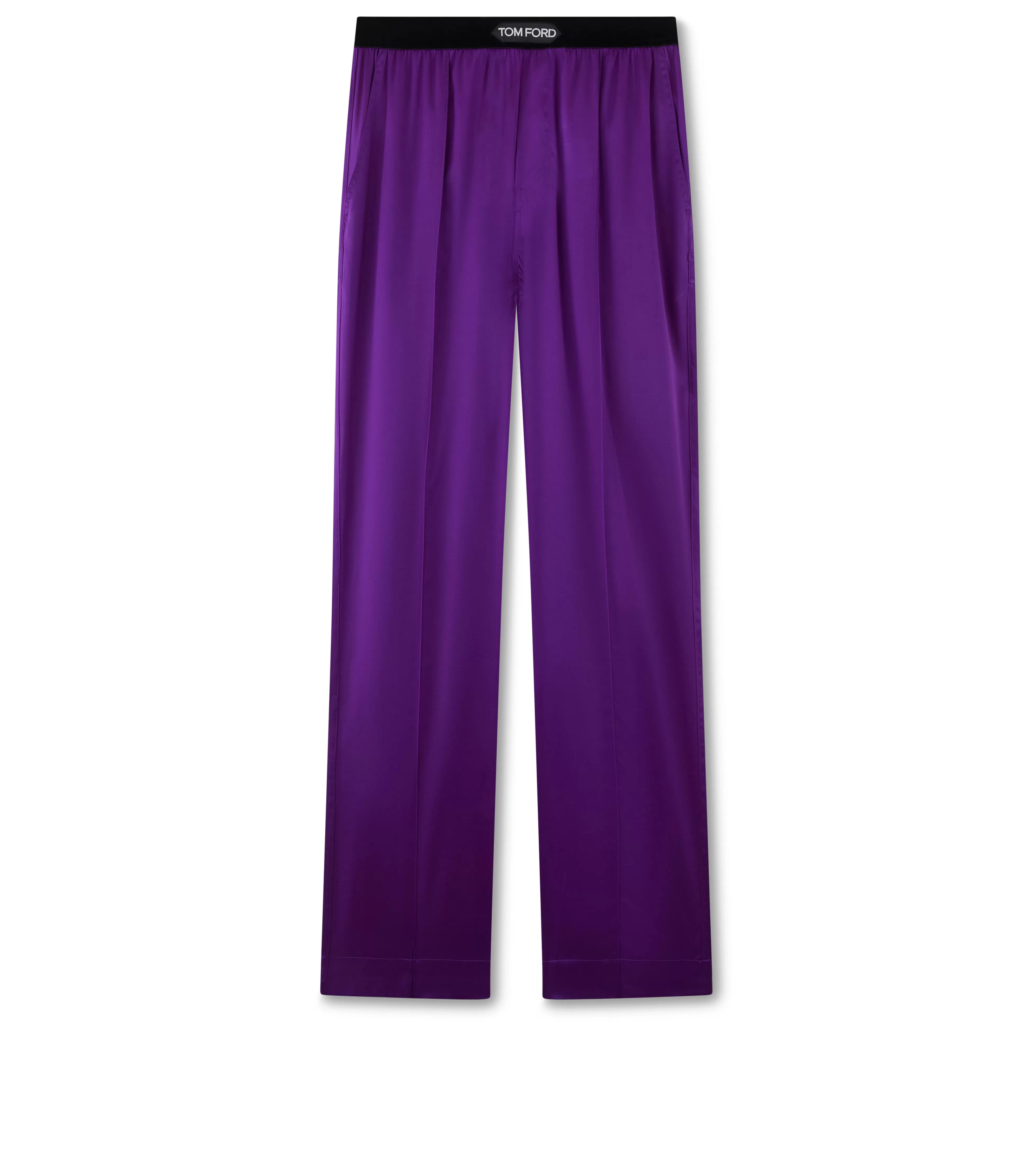 TOM FORD STRETCH SILK SATIN PJ PANTS AMETHYST^WOMEN | WOMEN Pajamas & Robes | Bottoms