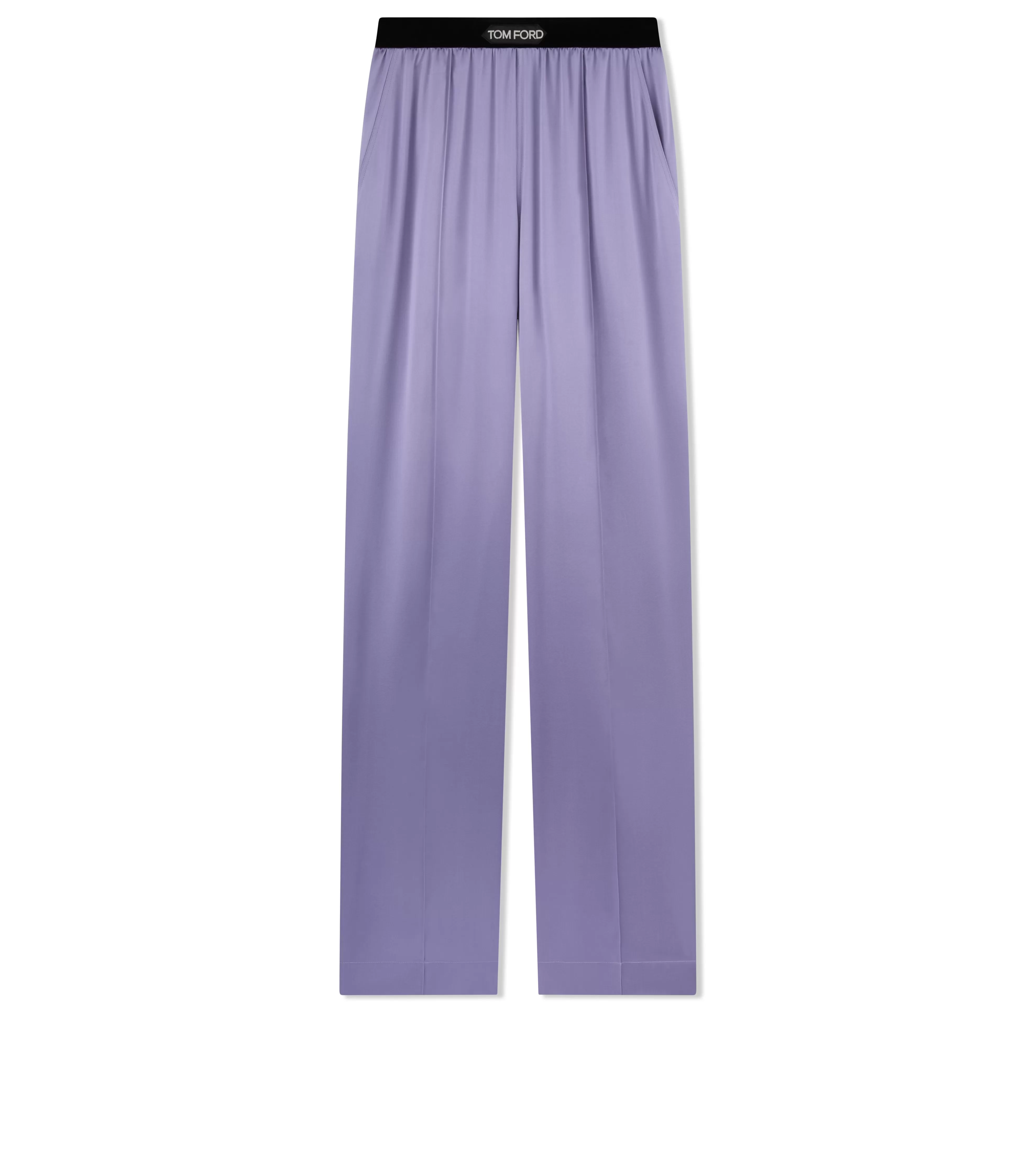 TOM FORD STRETCH SILK SATIN PJ PANTS PALE PARMA VIOLET^WOMEN | WOMEN Pajamas & Robes | Bottoms