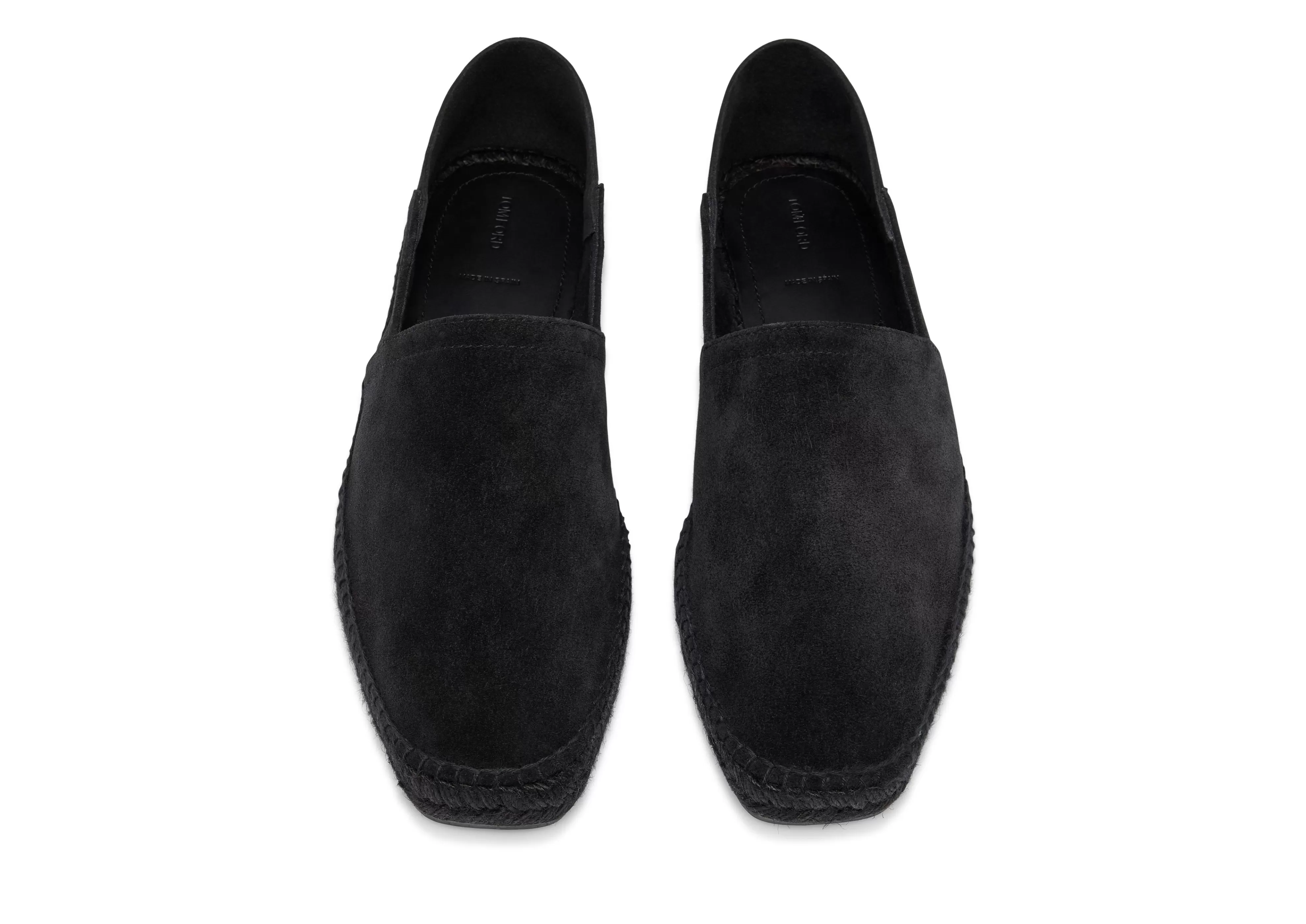 TOM FORD SUEDE BARNES ESPADRILLE BLACK^MEN Espadrilles & Sandals