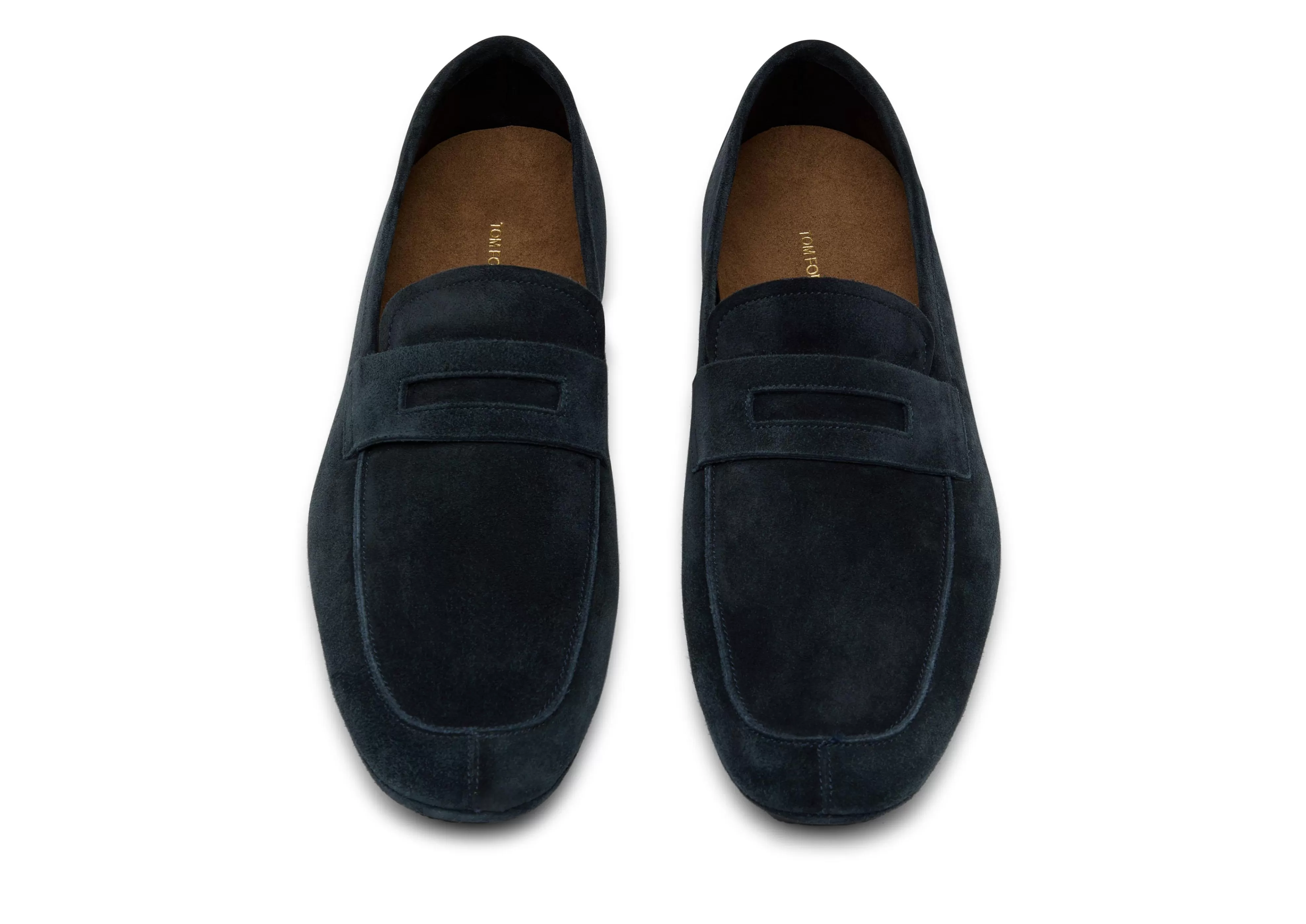 TOM FORD SUEDE BERWICK LOAFER MIDNIGHT BLUE^MEN Loafers