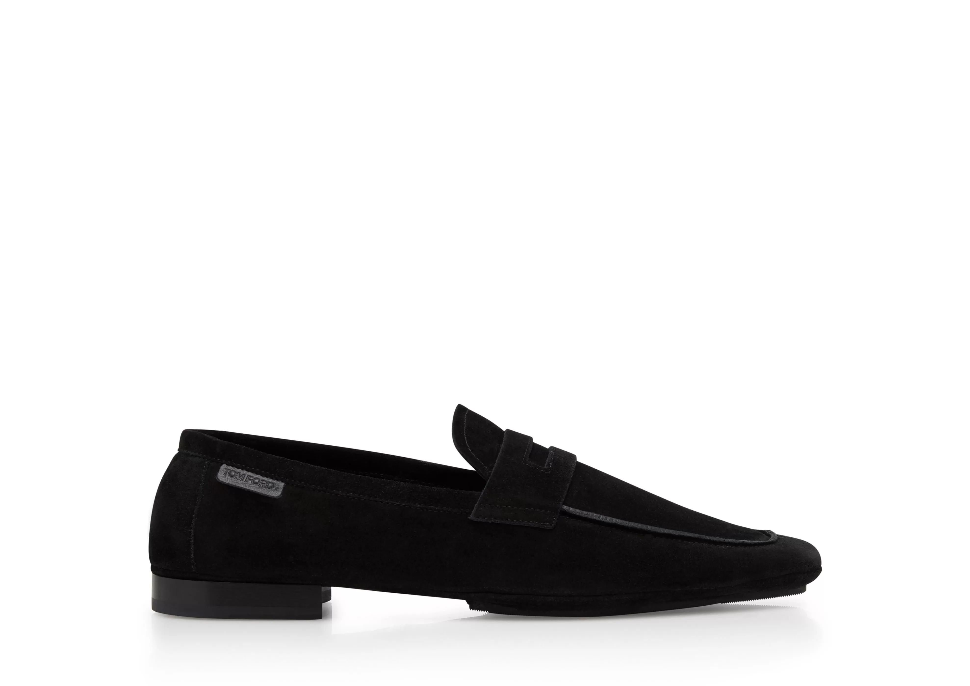 TOM FORD SUEDE BERWICK LOAFER BLACK^MEN Loafers