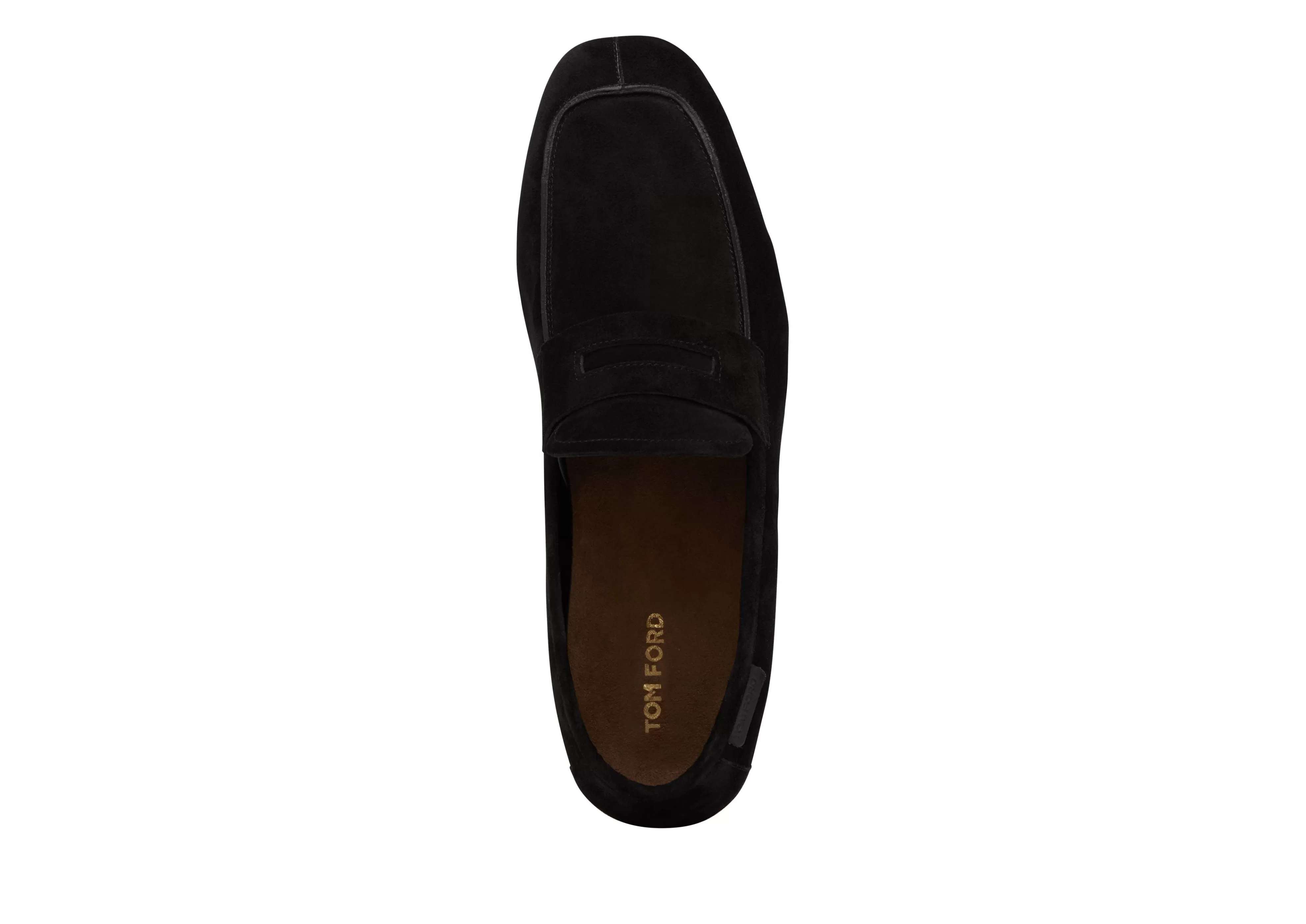 TOM FORD SUEDE BERWICK LOAFER BLACK^MEN Loafers