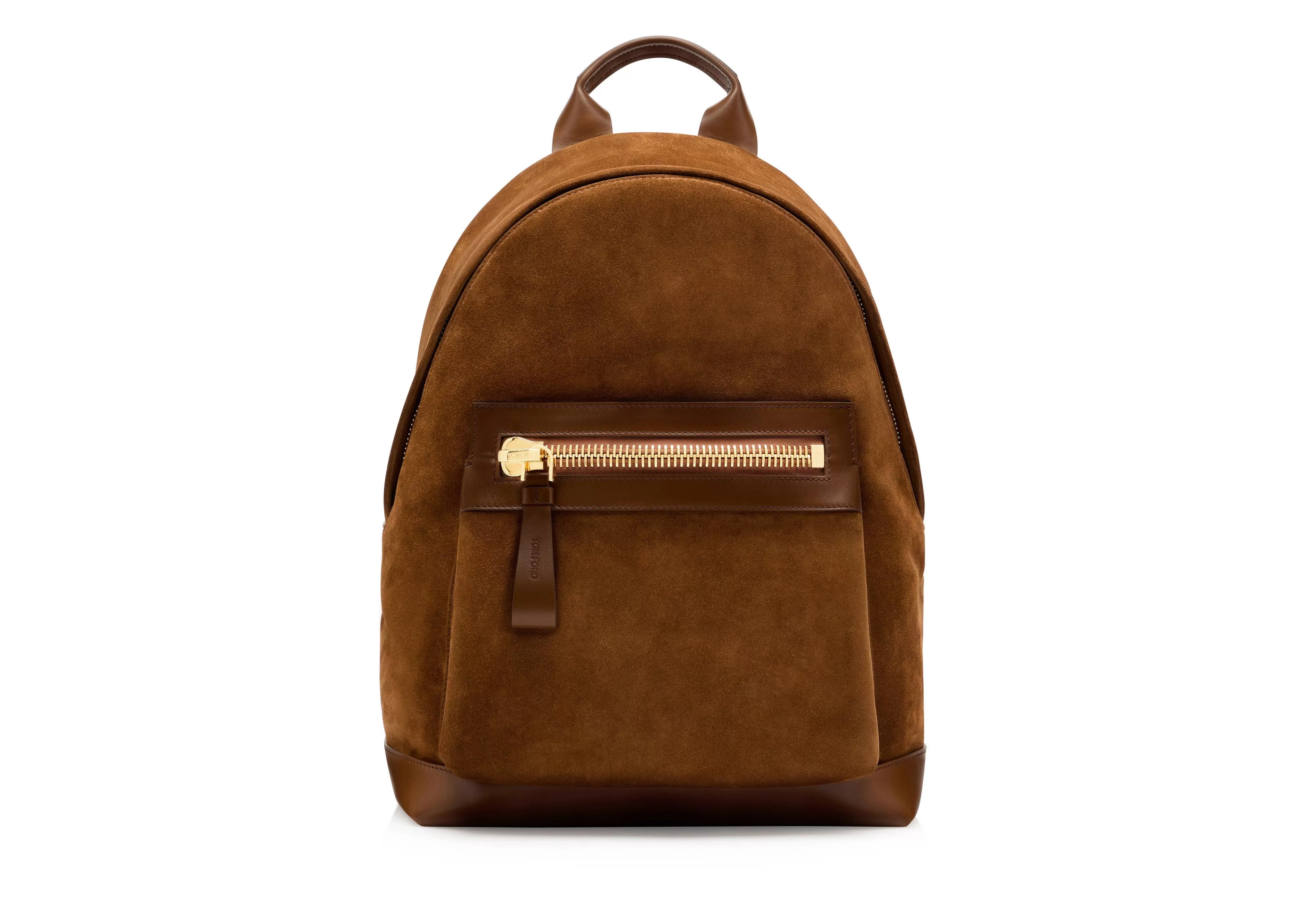 TOM FORD SUEDE BUCKLEY BACKPACK CIGAR^MEN Backpacks