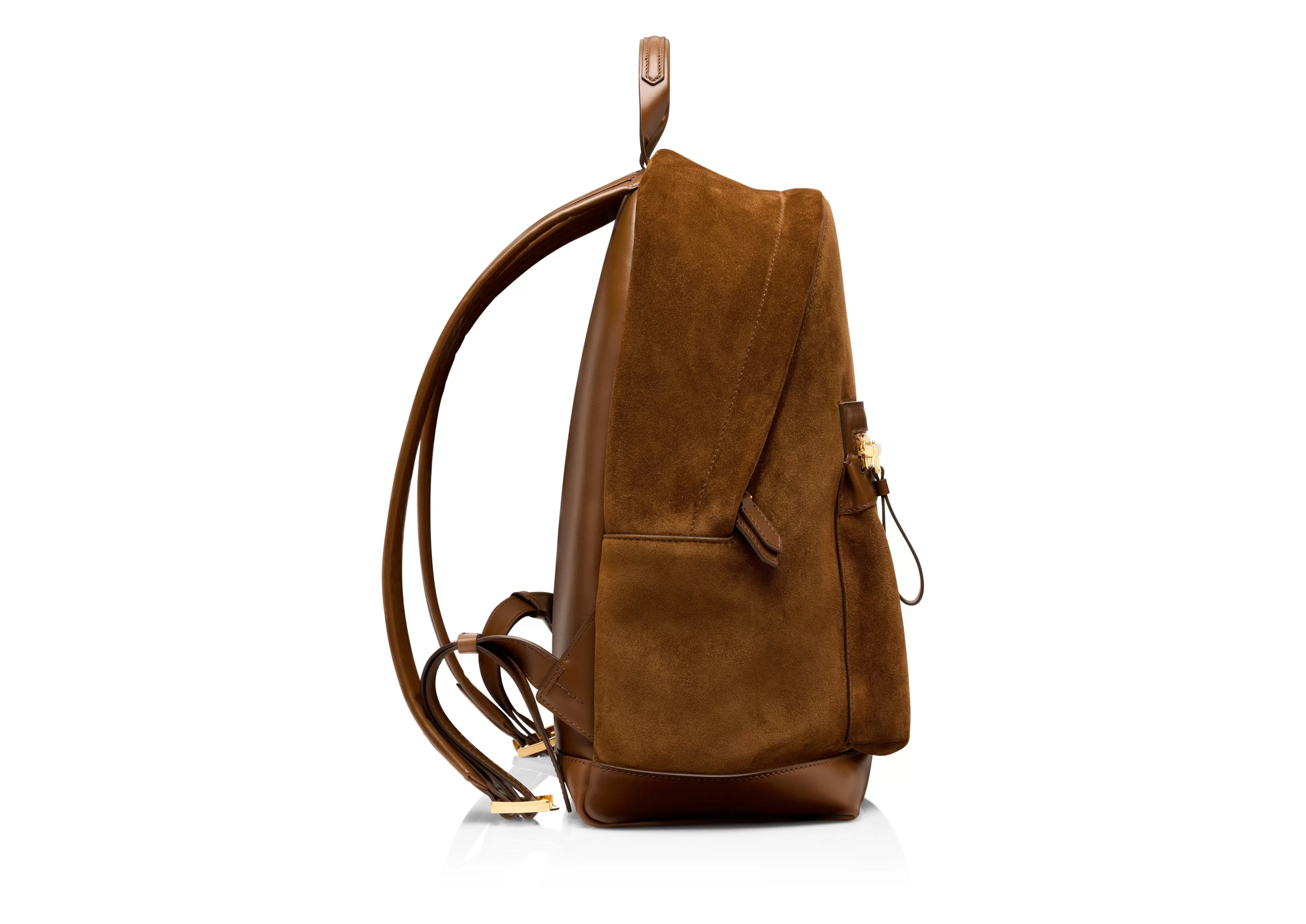 TOM FORD SUEDE BUCKLEY BACKPACK CIGAR^MEN Backpacks