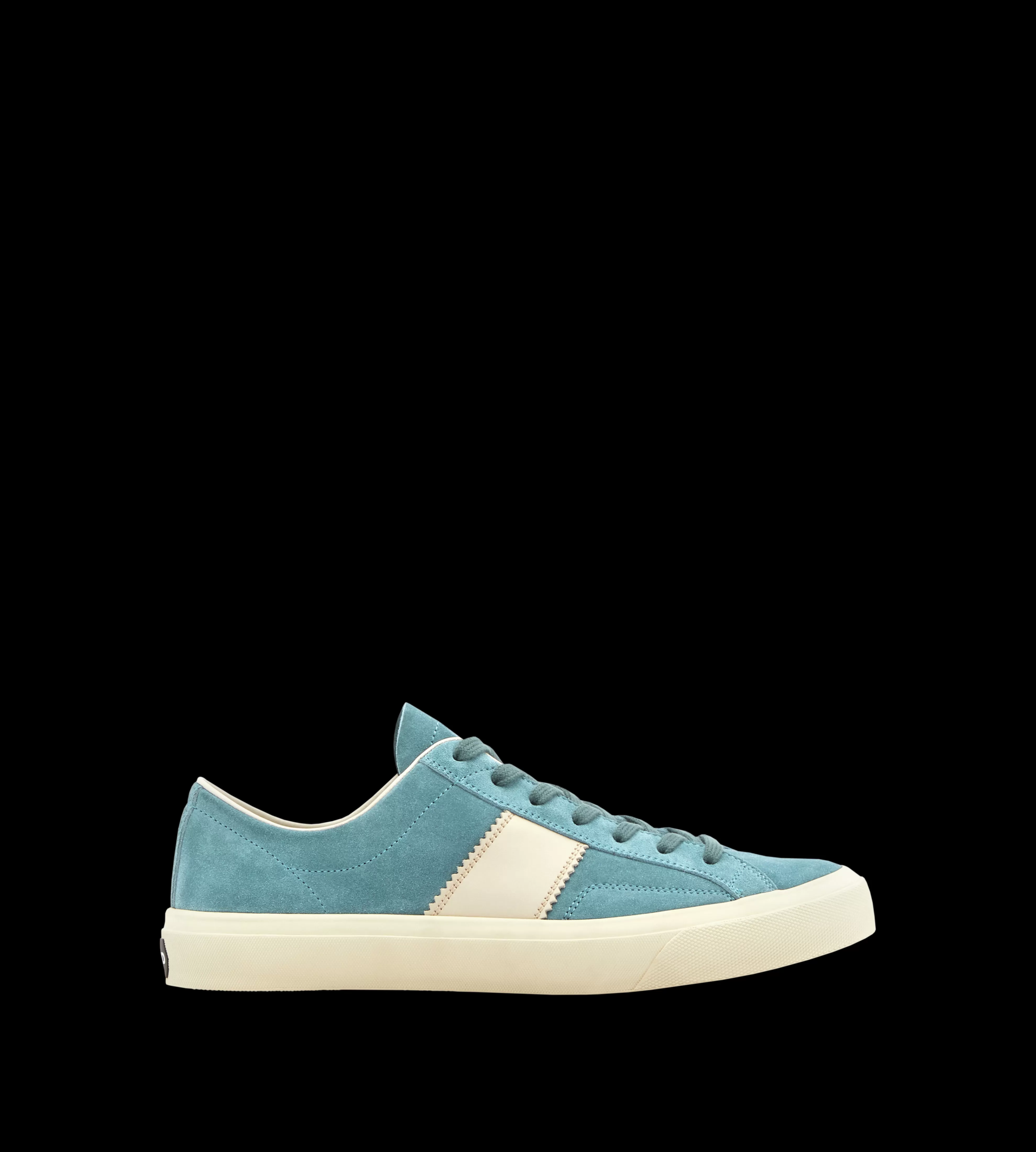 TOM FORD SUEDE CAMBRIDGE SNEAKER TEAL + CREAM^MEN Sneakers