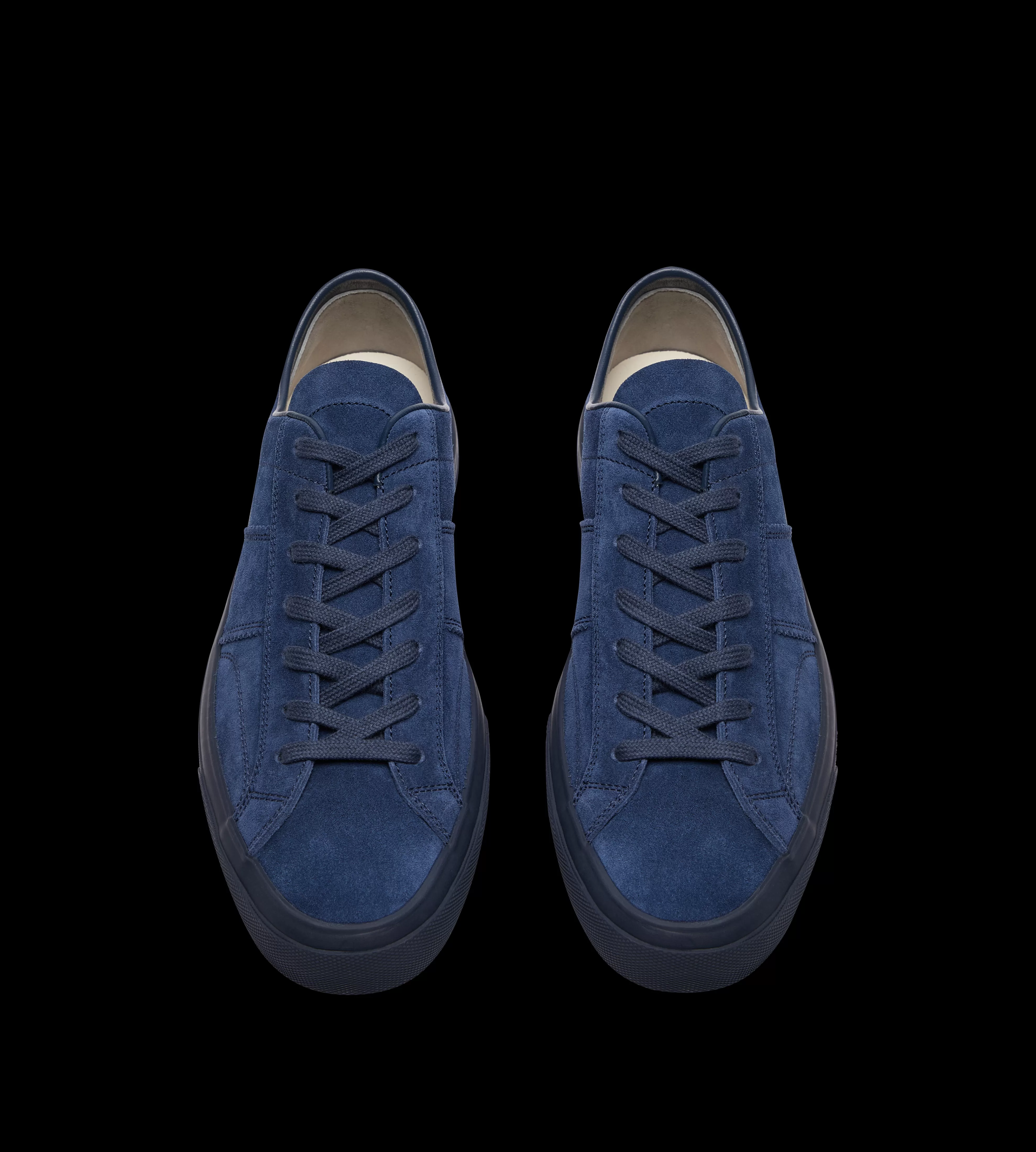 TOM FORD SUEDE CAMBRIDGE SNEAKER LIGHT NAVY + BLUE^MEN | MEN Sneakers | SPRING 24